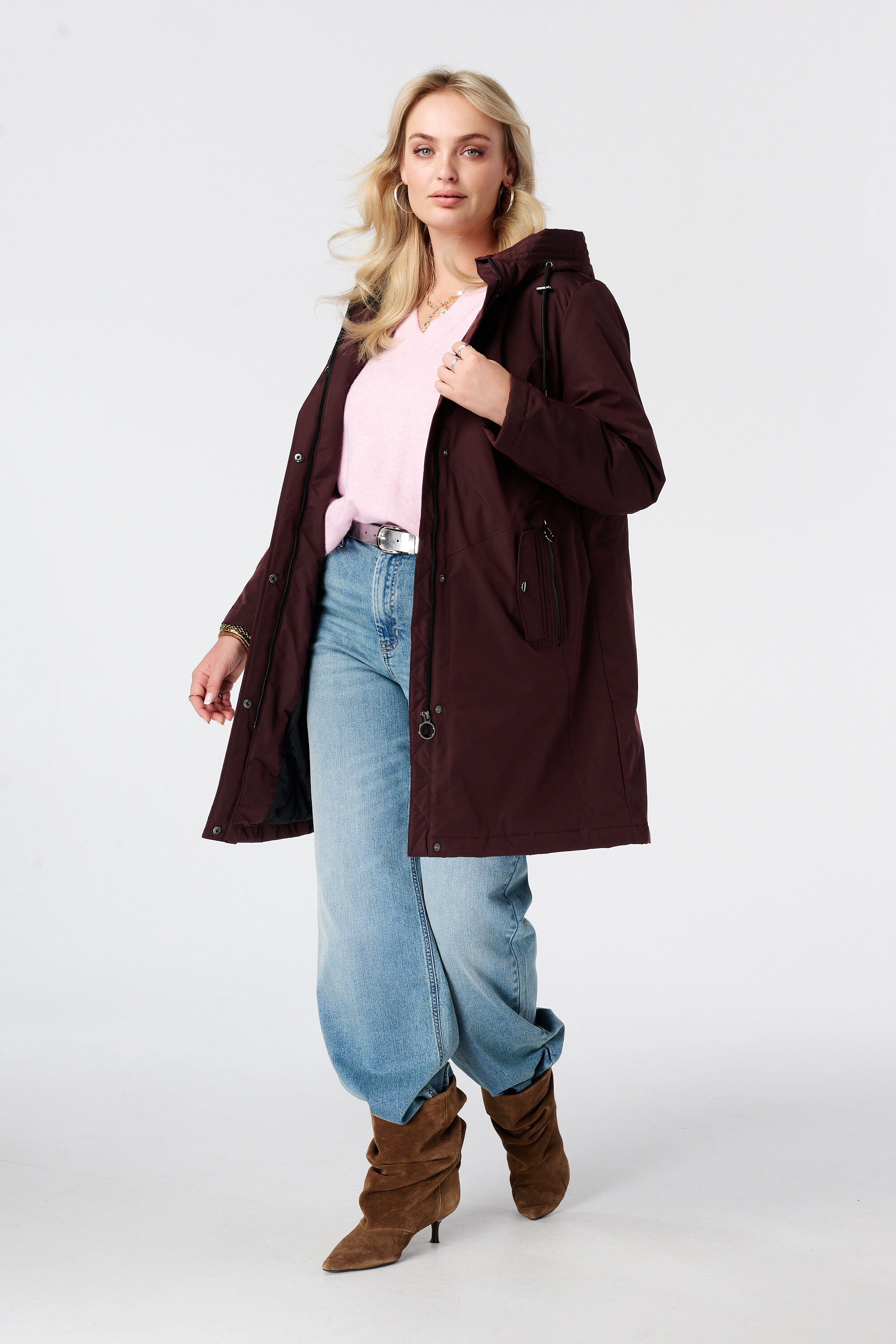 Manteau long d&eacute;perlant image number 5