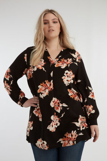 Chemisier &agrave; imprim&eacute; floral