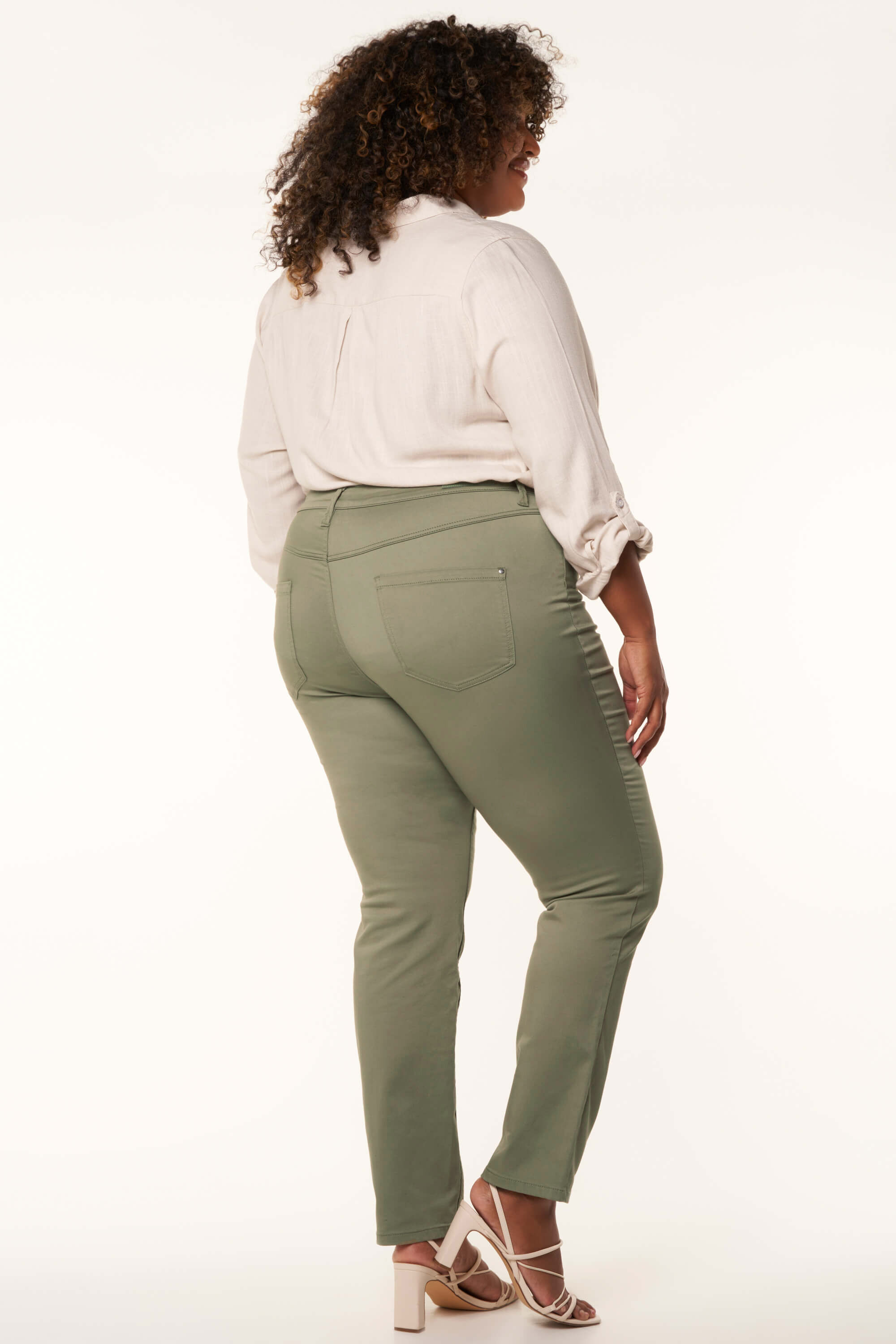 Pantalon &agrave; jambes droites SLIMS image number 3