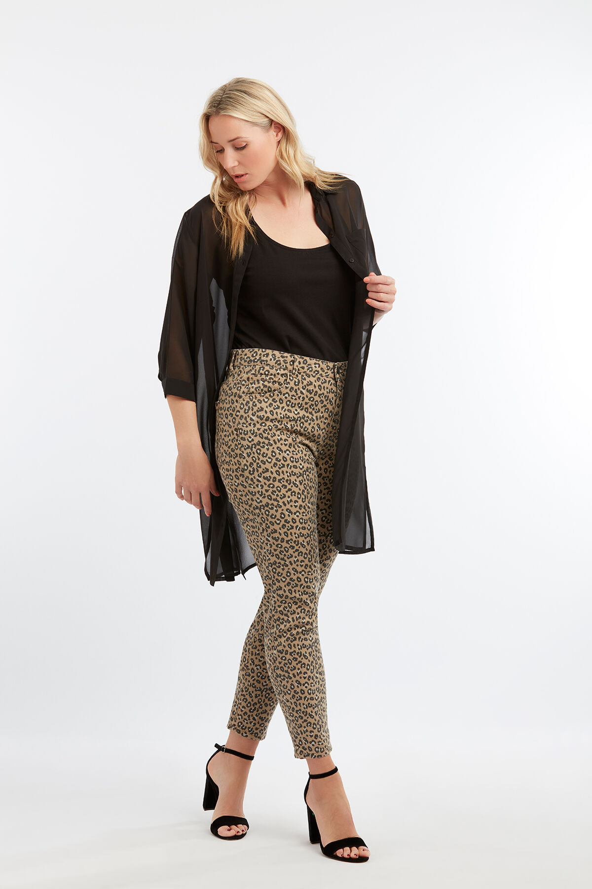 Pantalon &agrave; imprim&eacute; animal image number 3