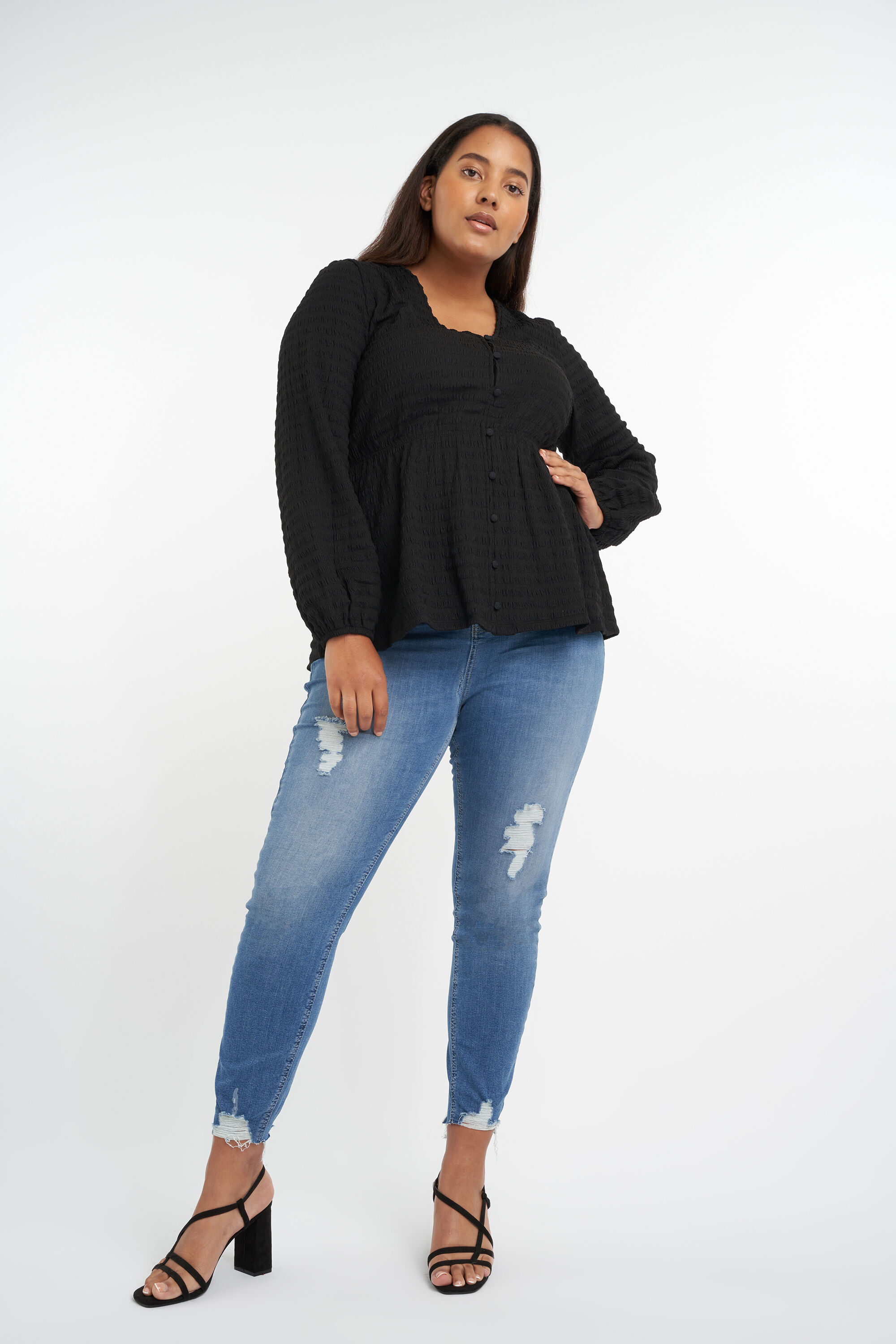 Haut avec col en V   image number 4