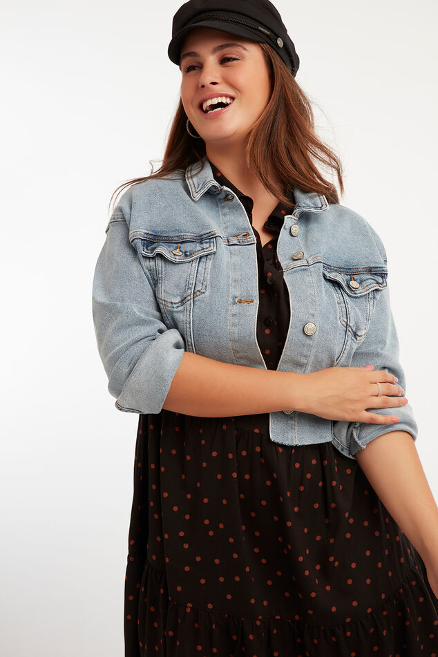 Veste en denim courte image number 0