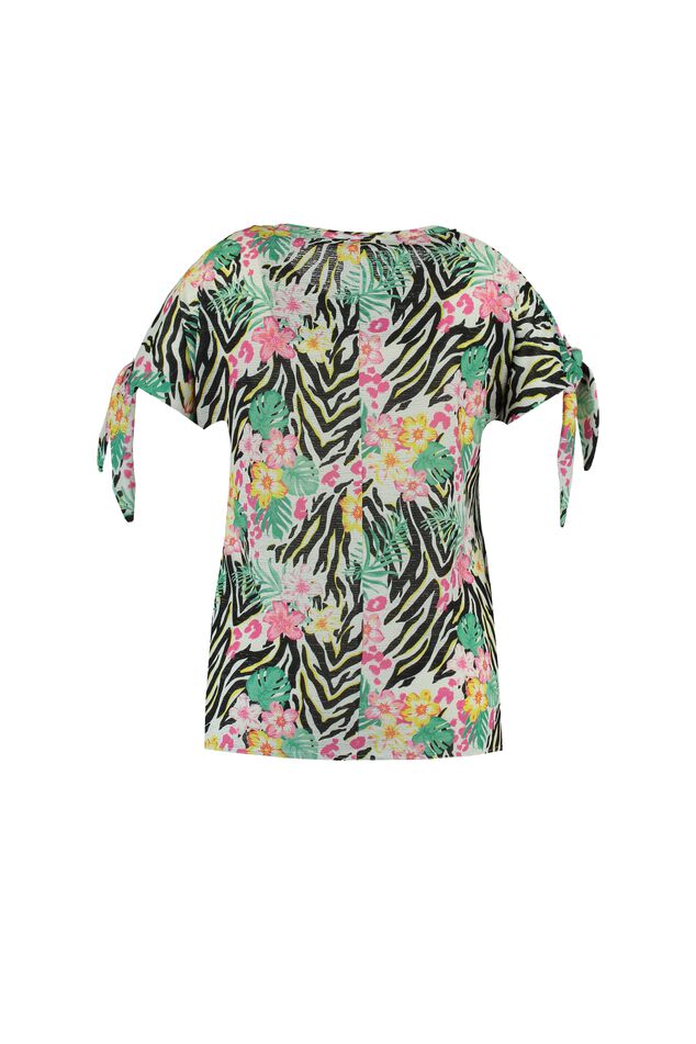 Tee-shirt avec épaules ajourées image number 2