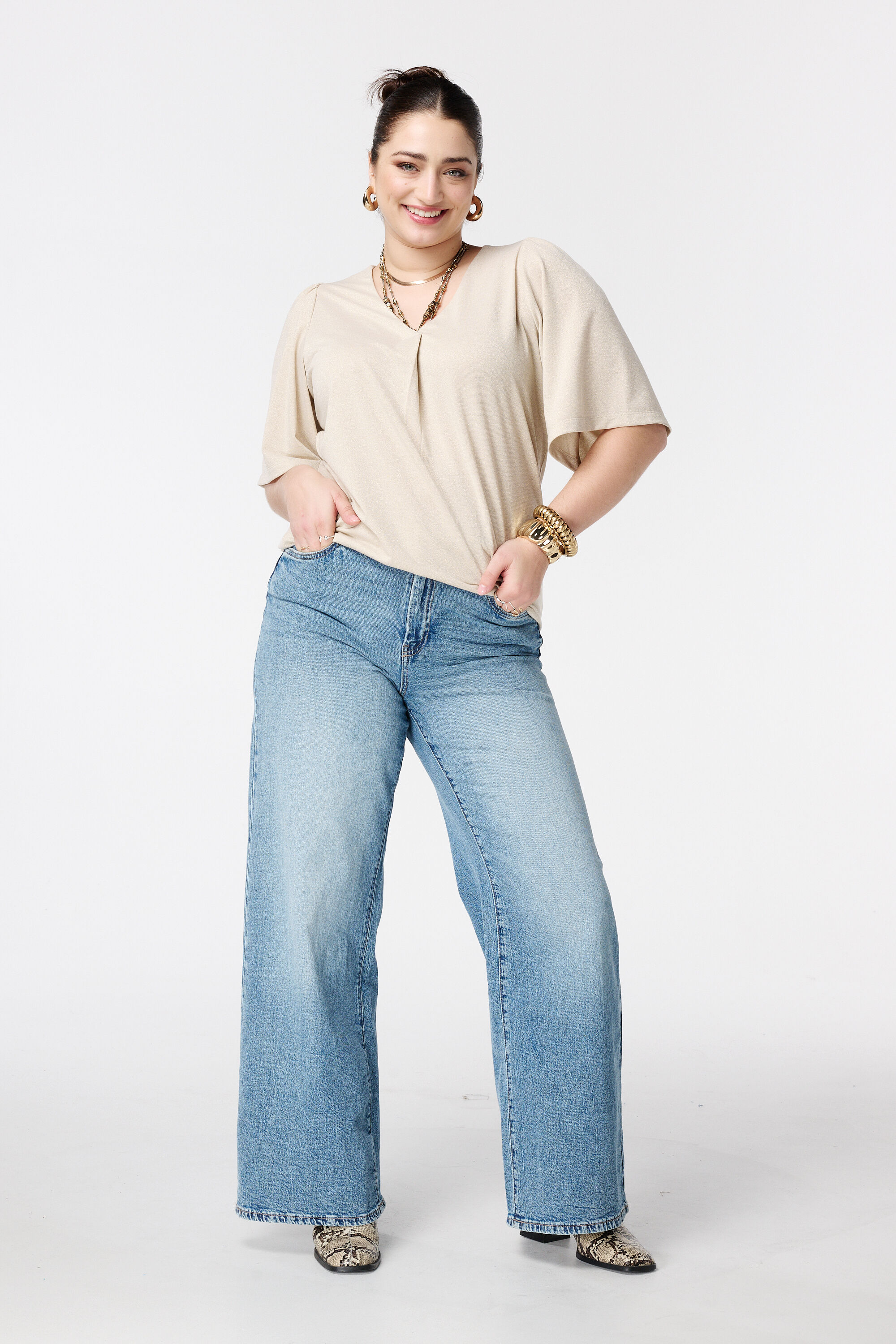 Top avec manches papillon image number 5