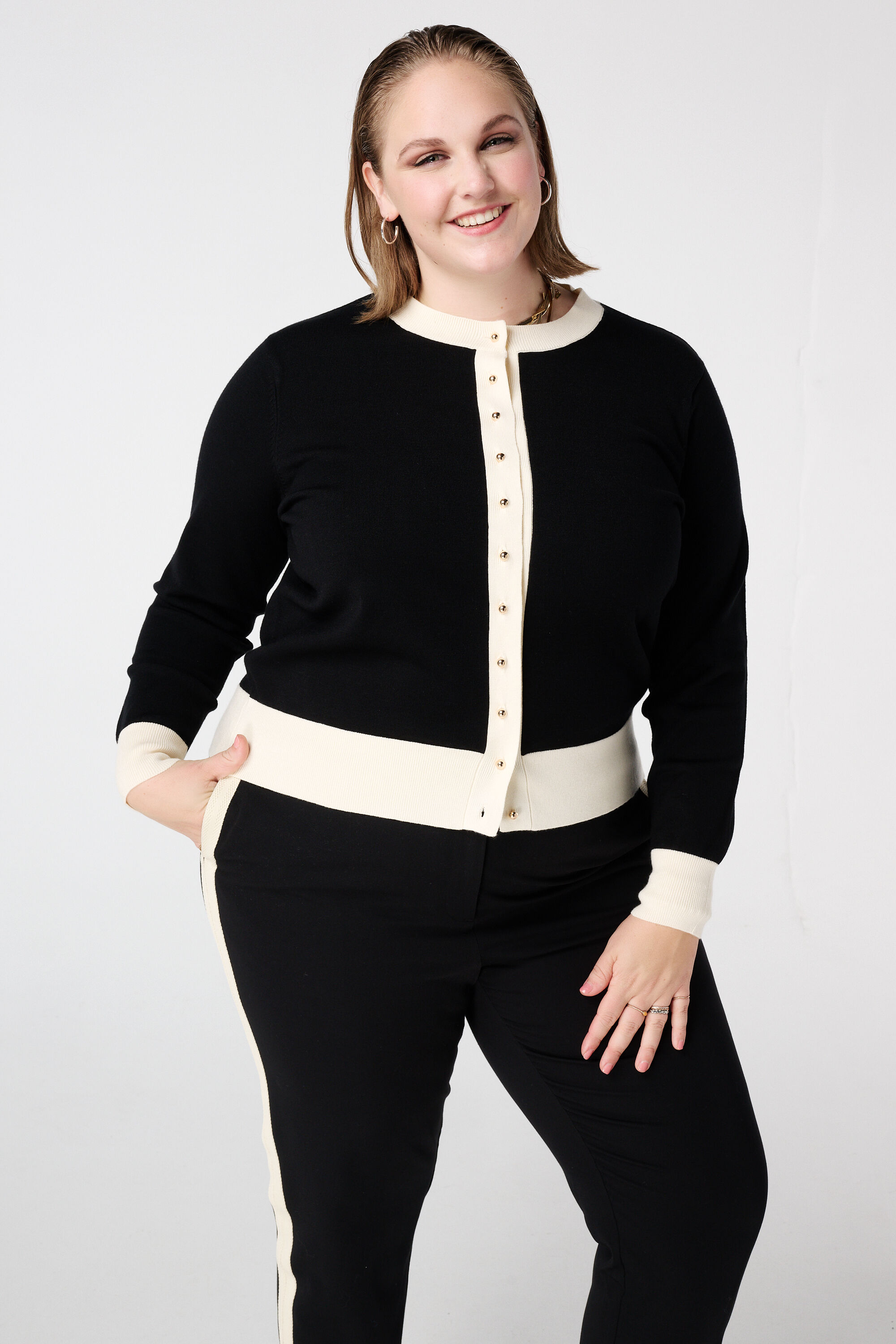 Cardigan avec boutons