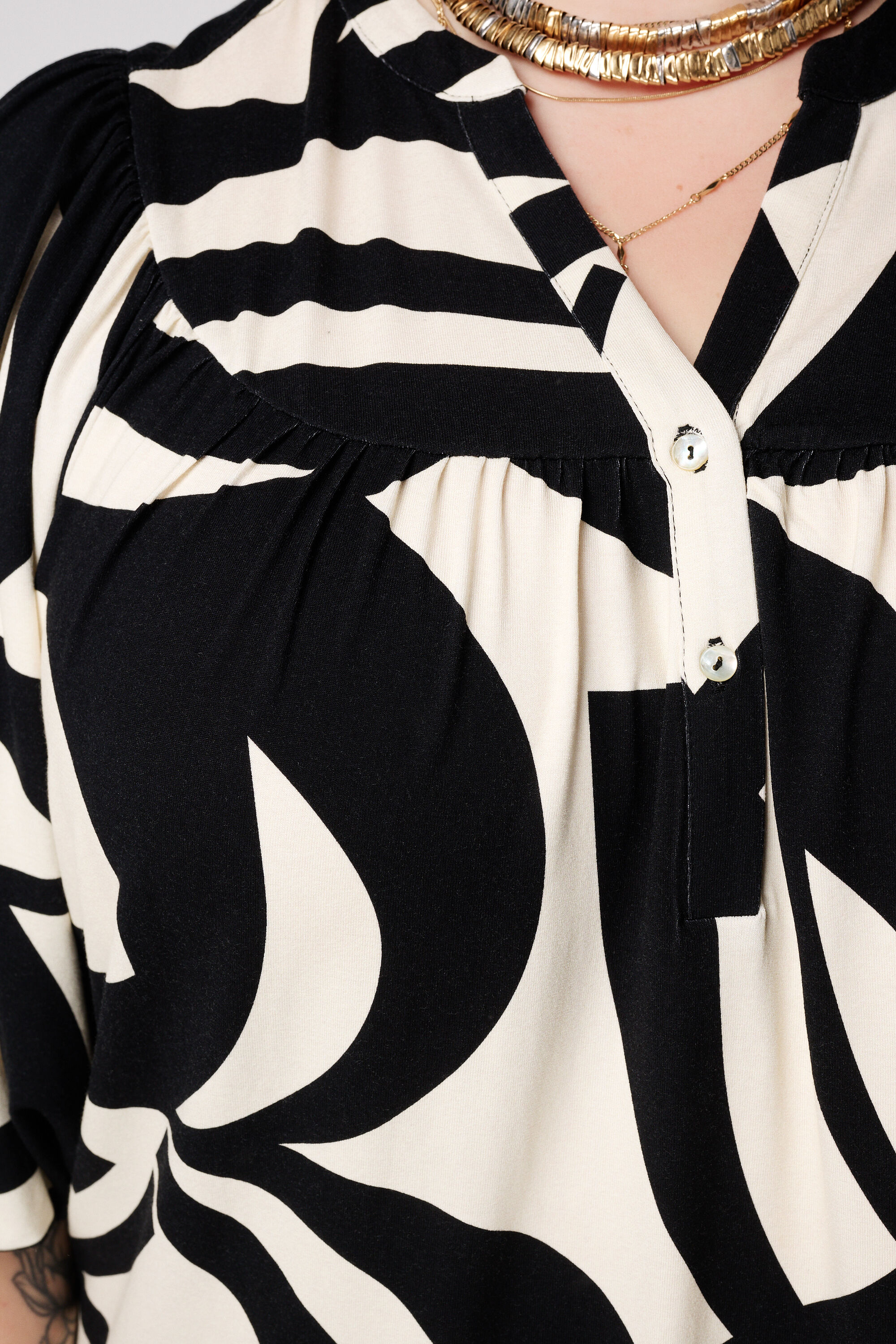 Top en jersey &agrave; imprim&eacute; image number 6