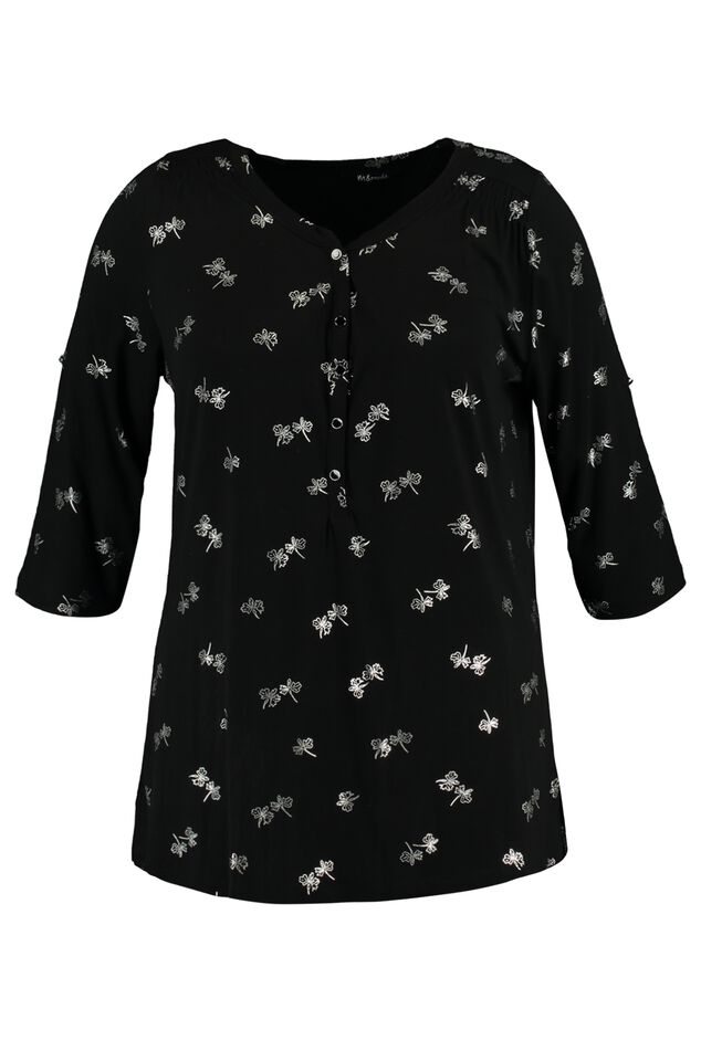 Haut à imprimé métallisé image number 1