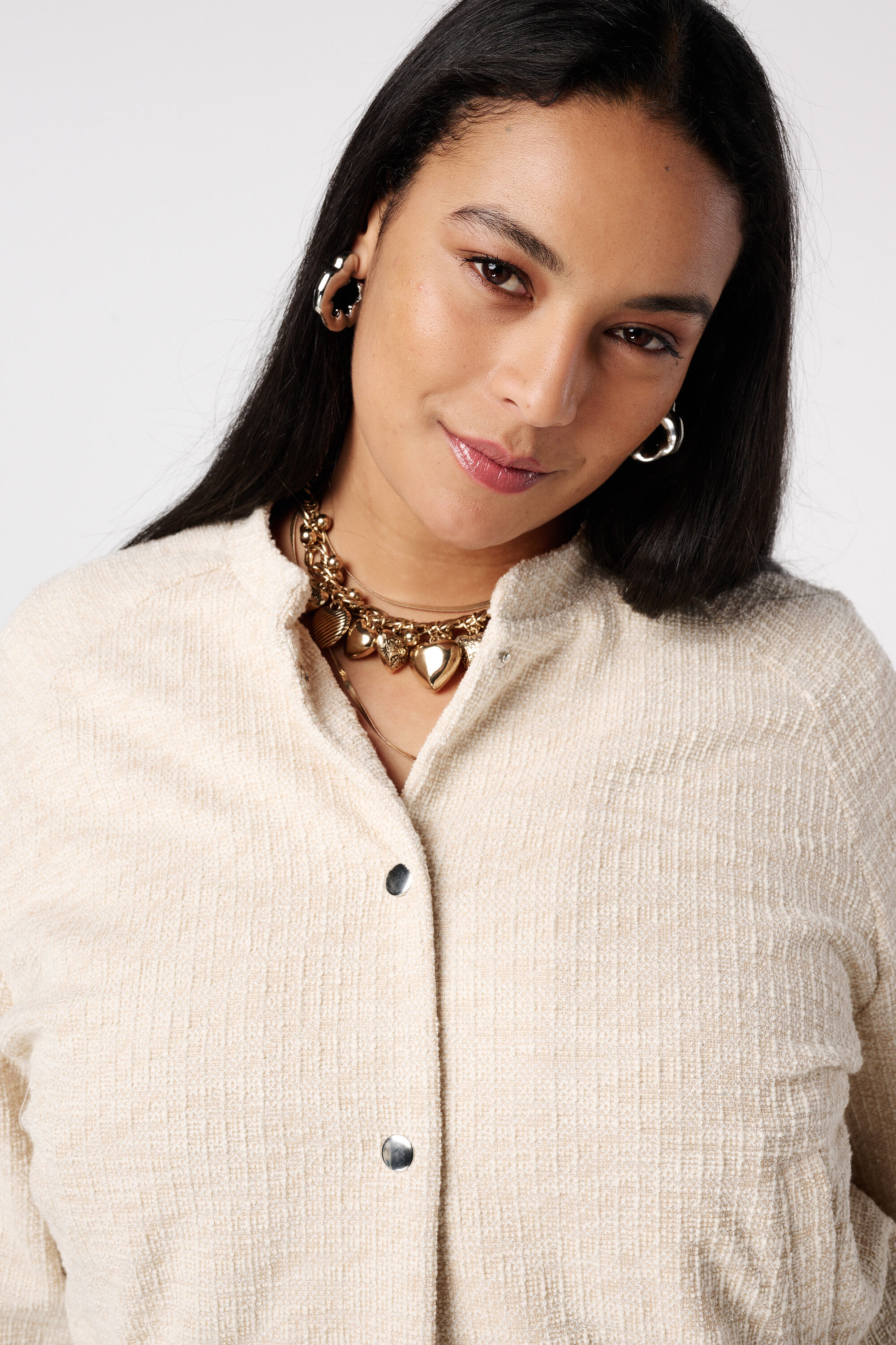 Bomber avec lurex image number 4