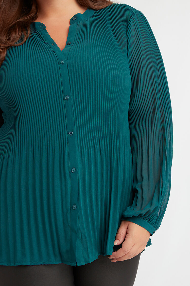 Chemisier pliss&eacute; image number 5