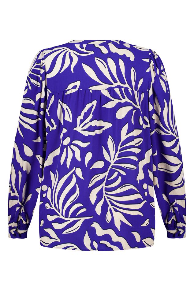 Blouse imprimée avec bobines image number 2