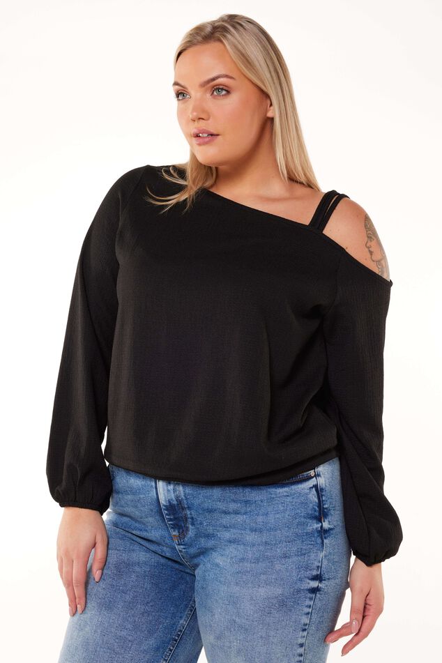 Pull à une épaule dénudée image number 0