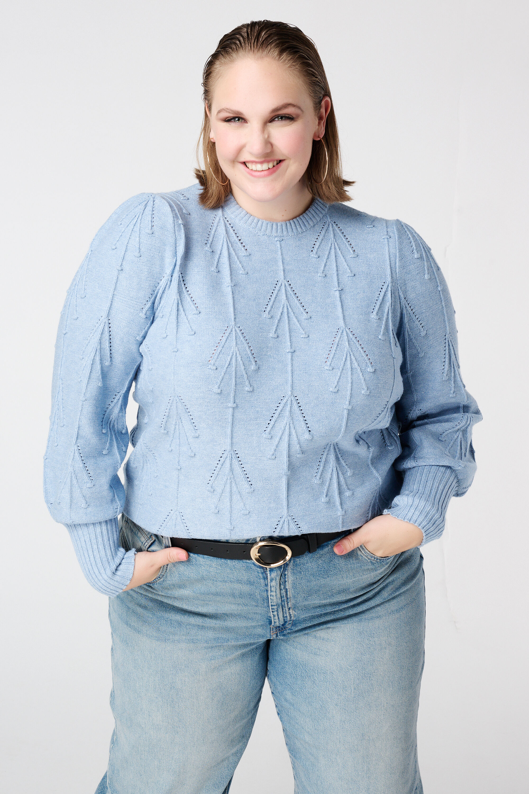 Pull en maille avec motif