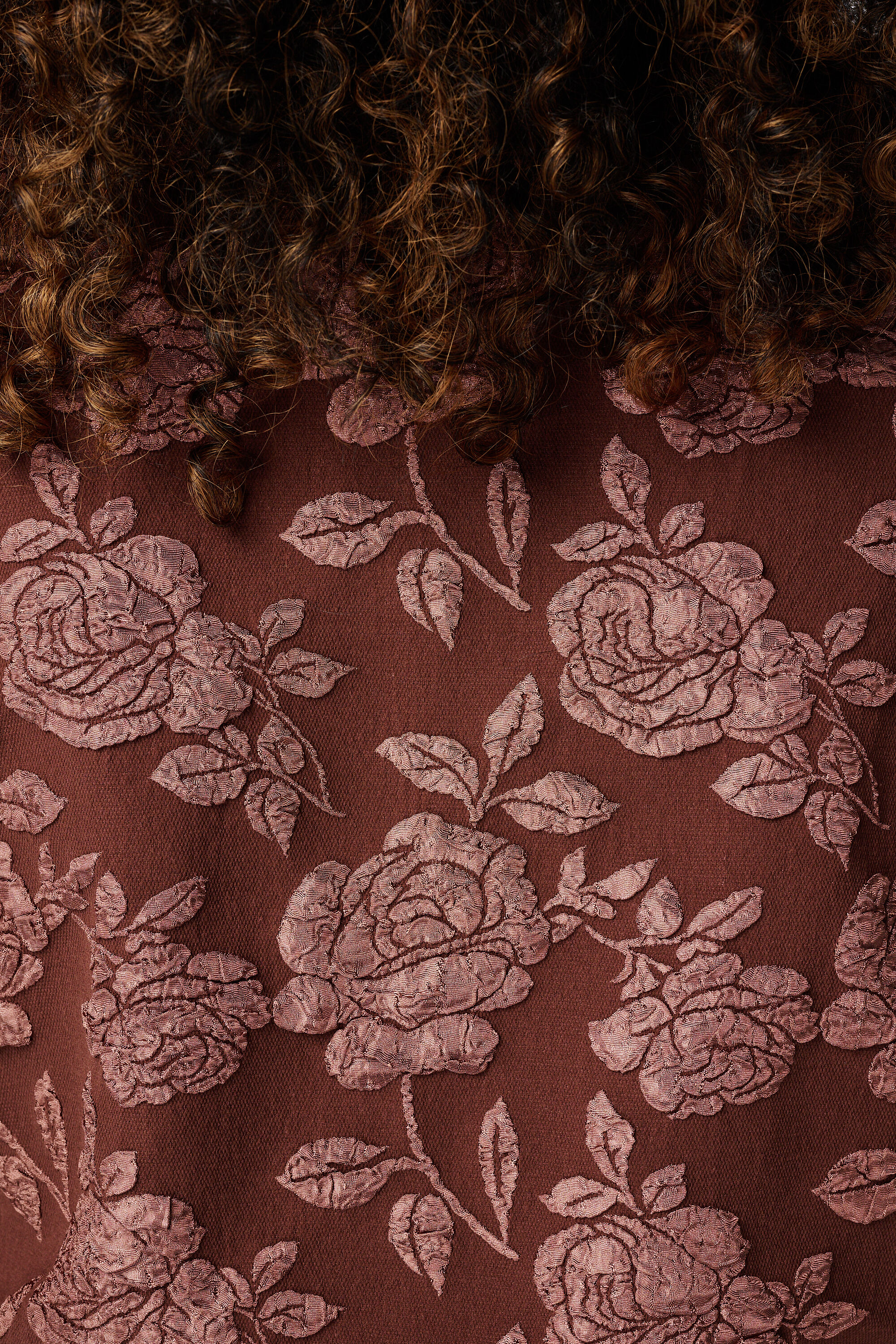 Veste jacquard avec manches bouffantes image number 6