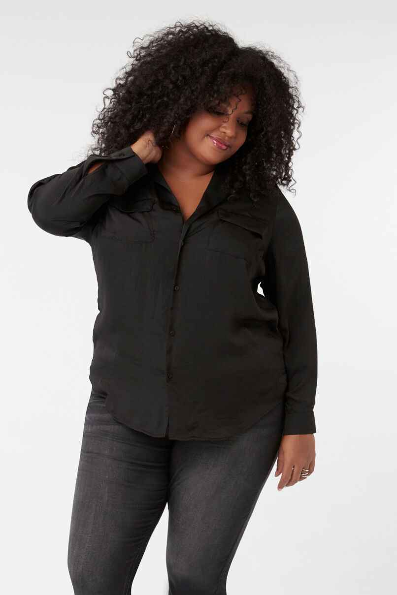 Chemisier en satin image number 4