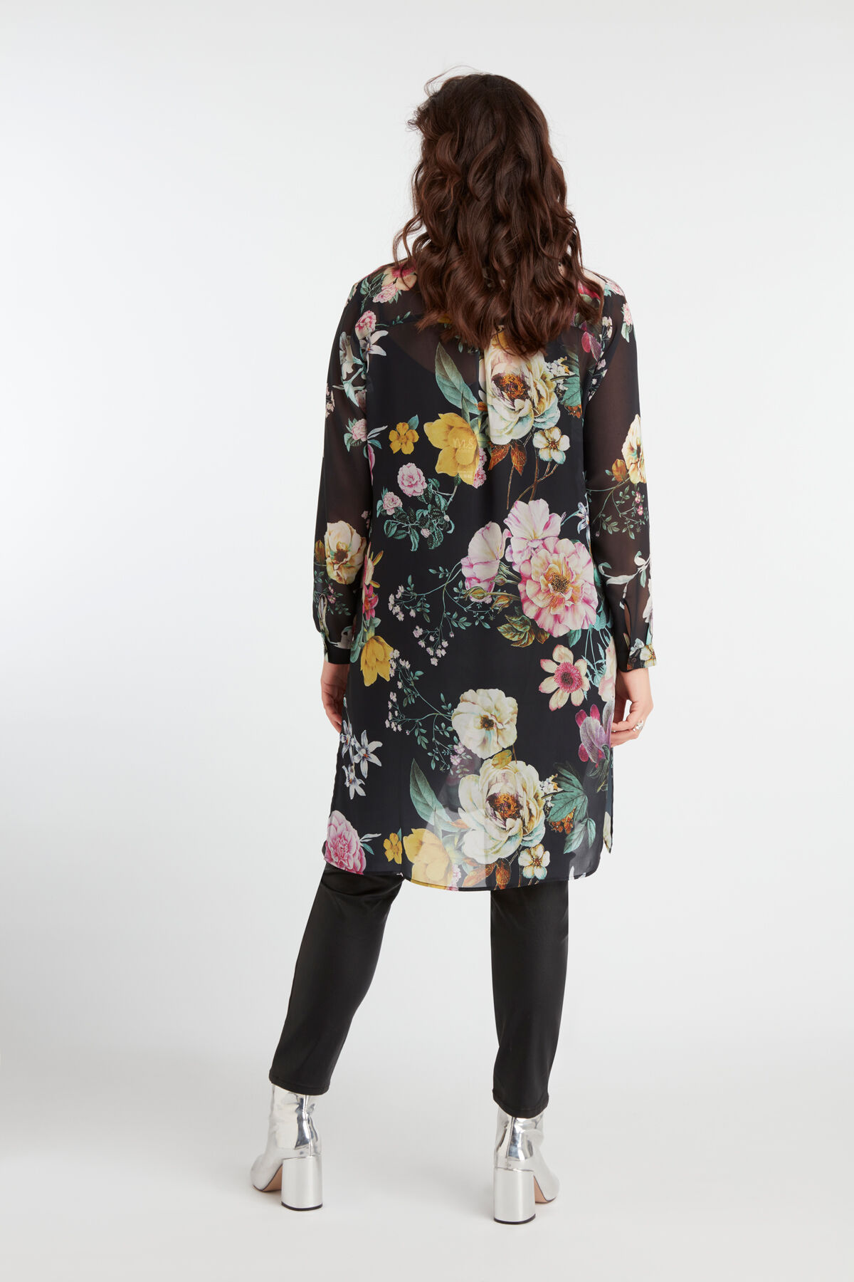 Chemisier transparent imprim&eacute; image number 4