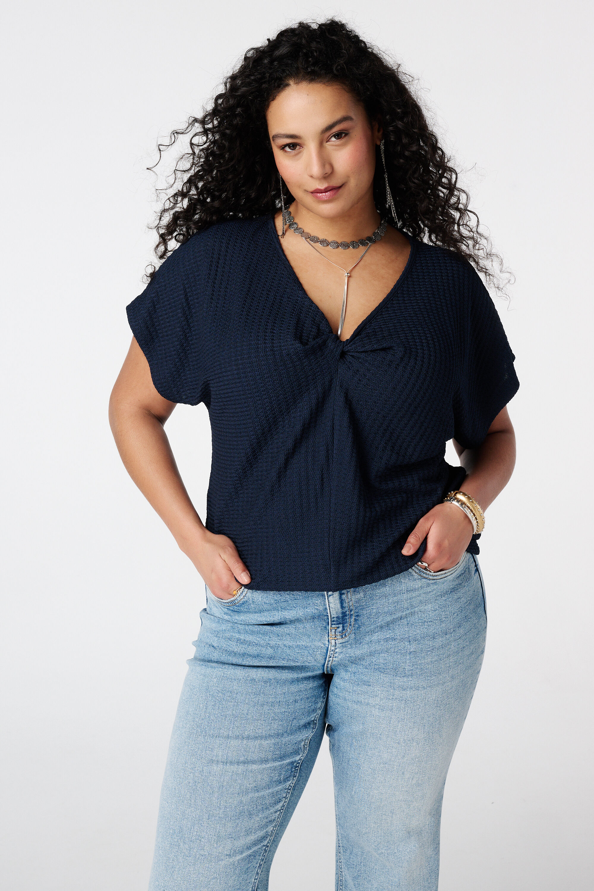 Top avec manches courtes image number 0