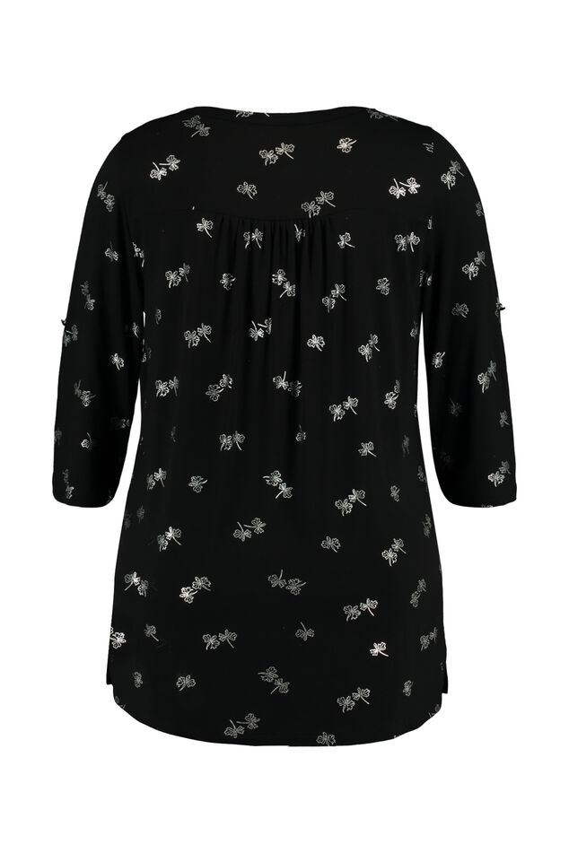 Haut à imprimé métallisé image number 2