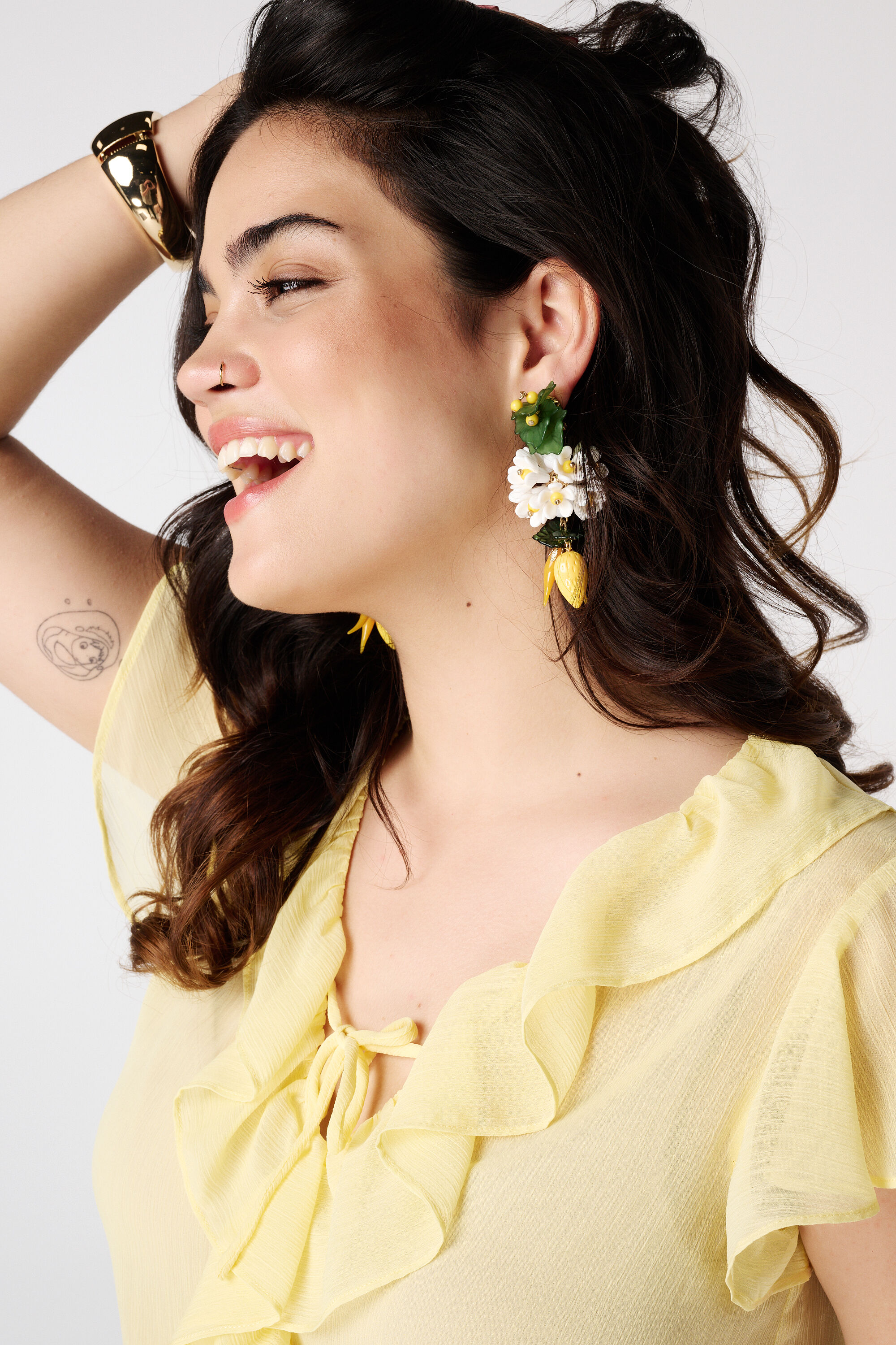 Chemisier &agrave; volants image number 4