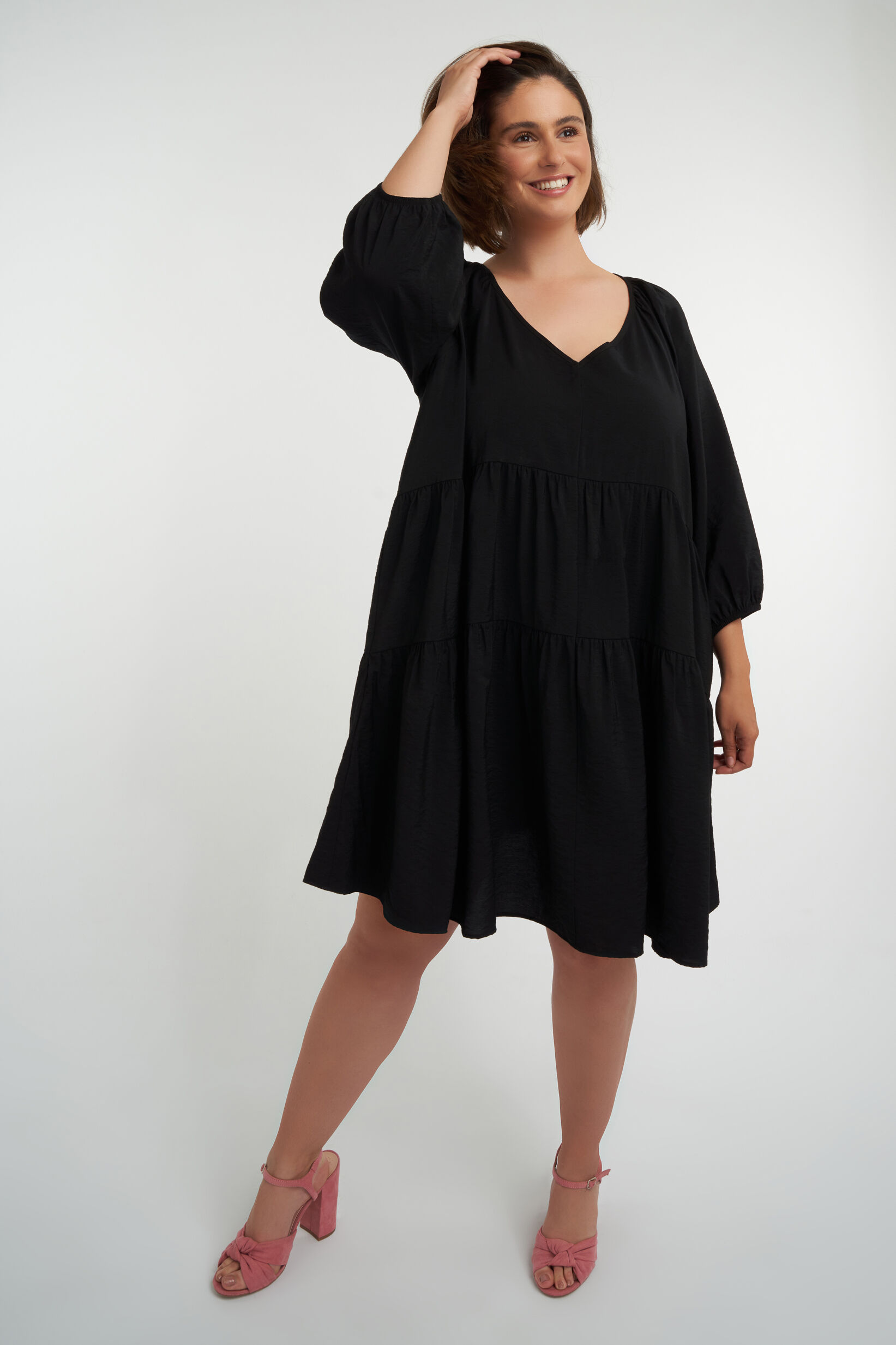 Robe coupe trap&egrave;ze  image number 5