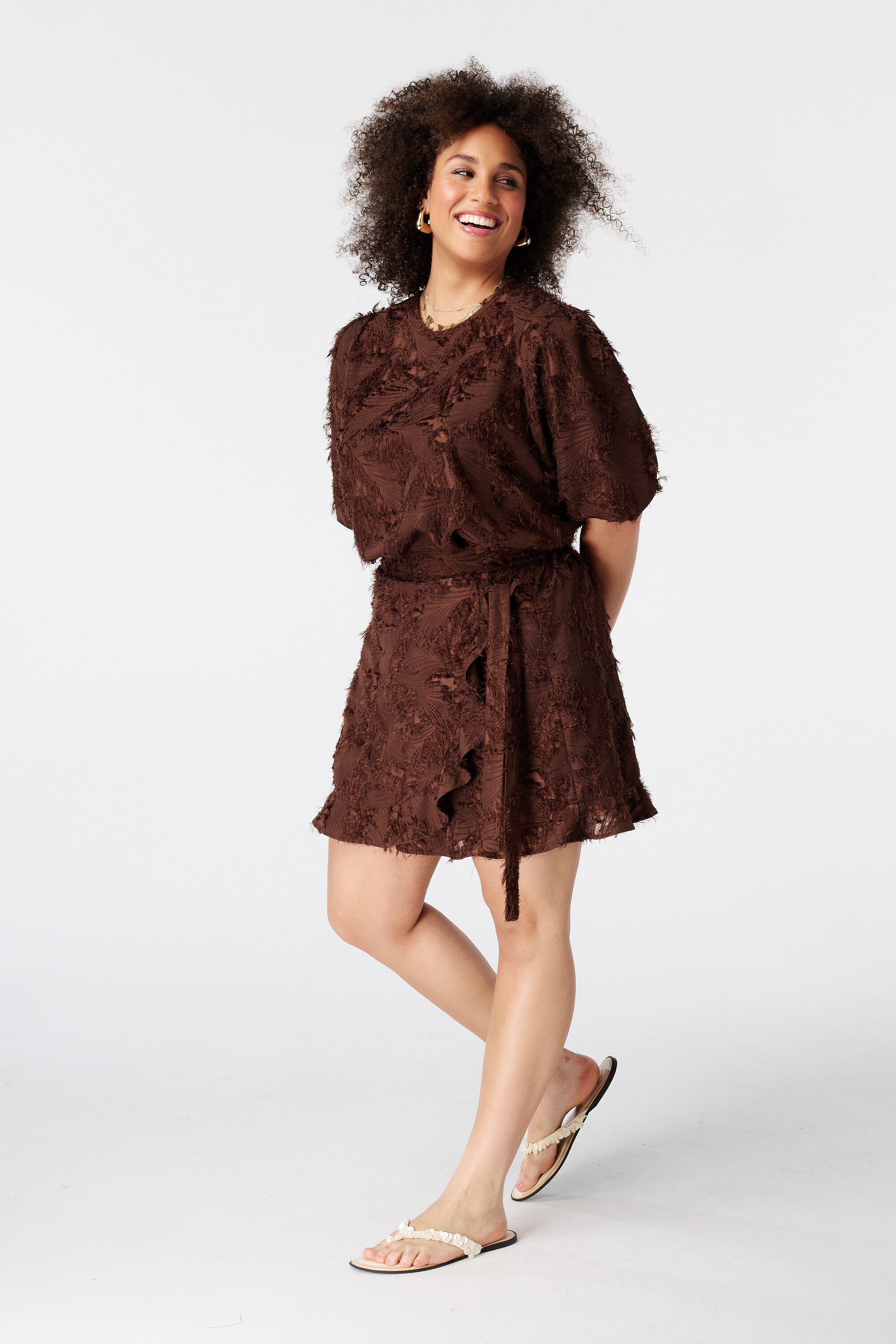 Skort portefeuille fluffy image number 0