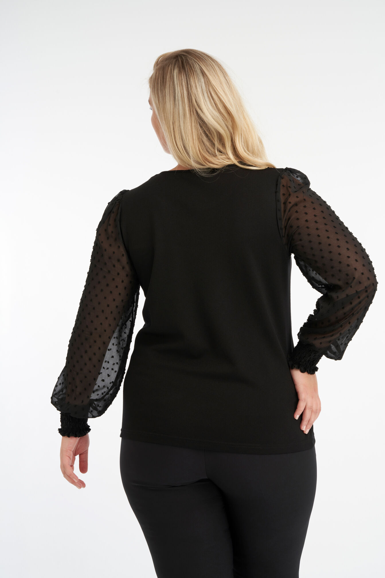 Haut &agrave; manches transparentes  image number 3