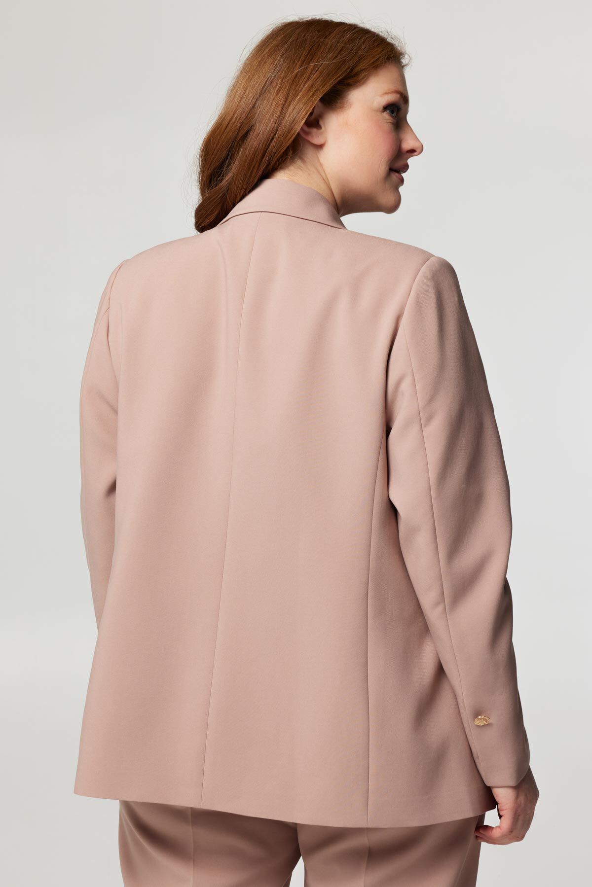 Blazer ample avec bouton dor&eacute; image number 3