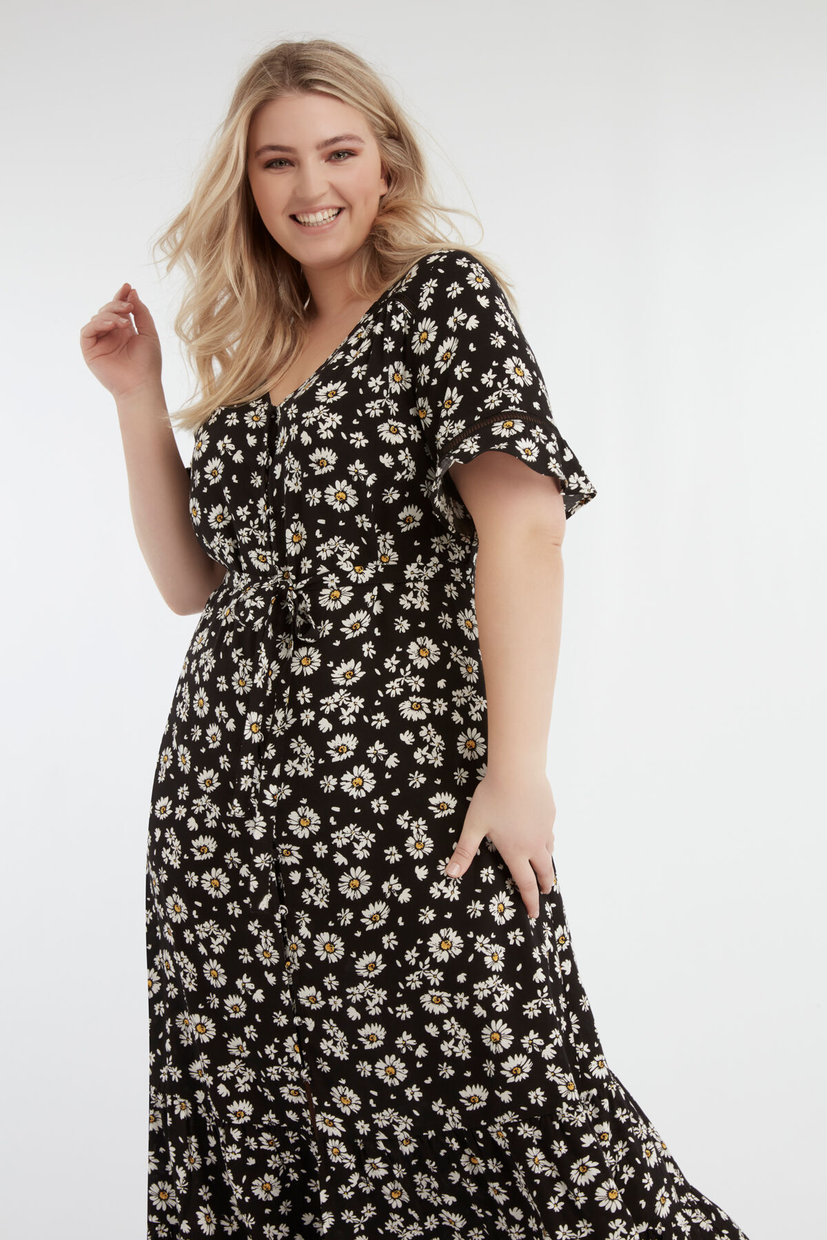 Robe maxi imprim&eacute; floral image number 4