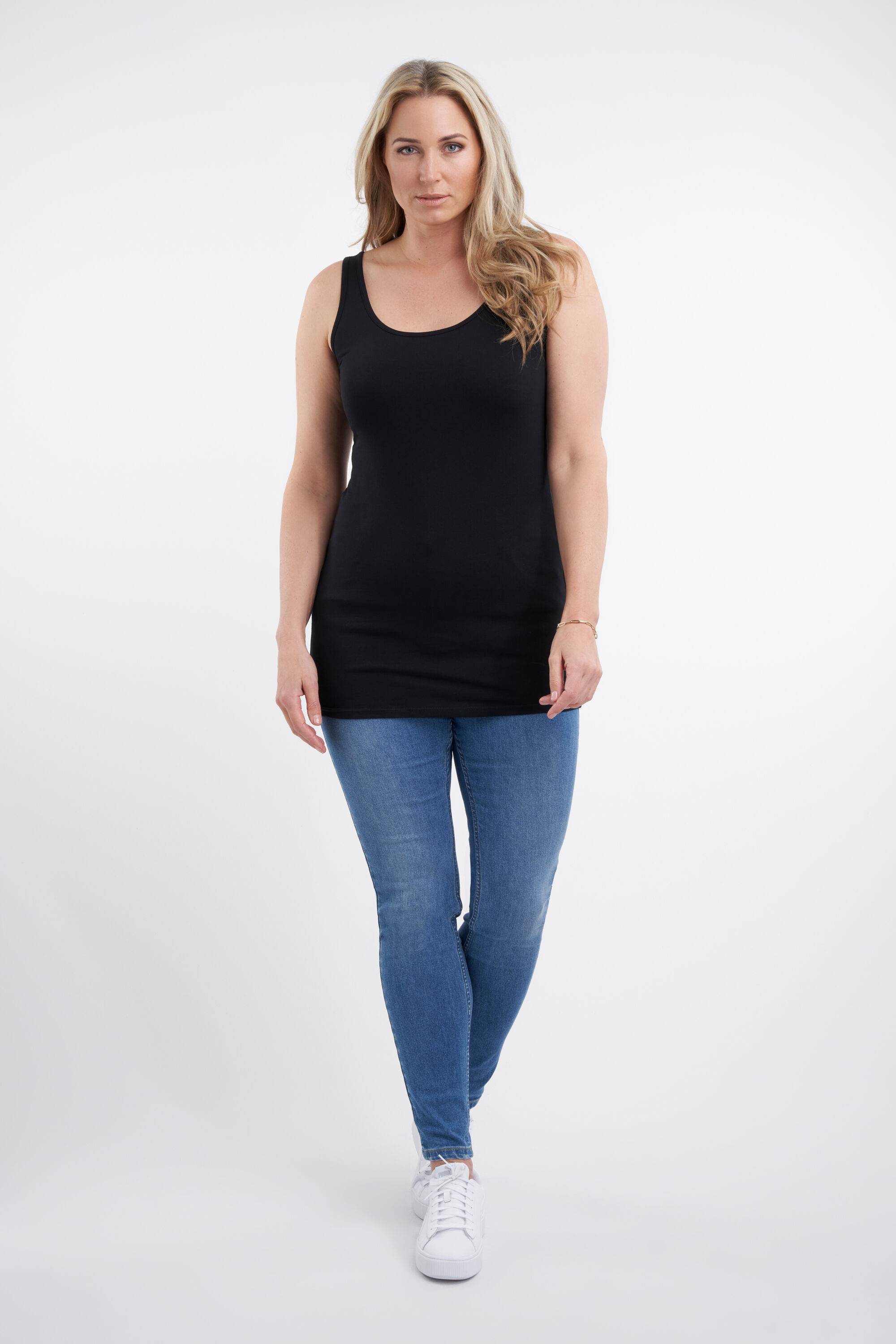 D&eacute;bardeur long en coton image number 4