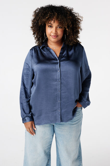 Blouse aspect satiné Blouse aspect satiné