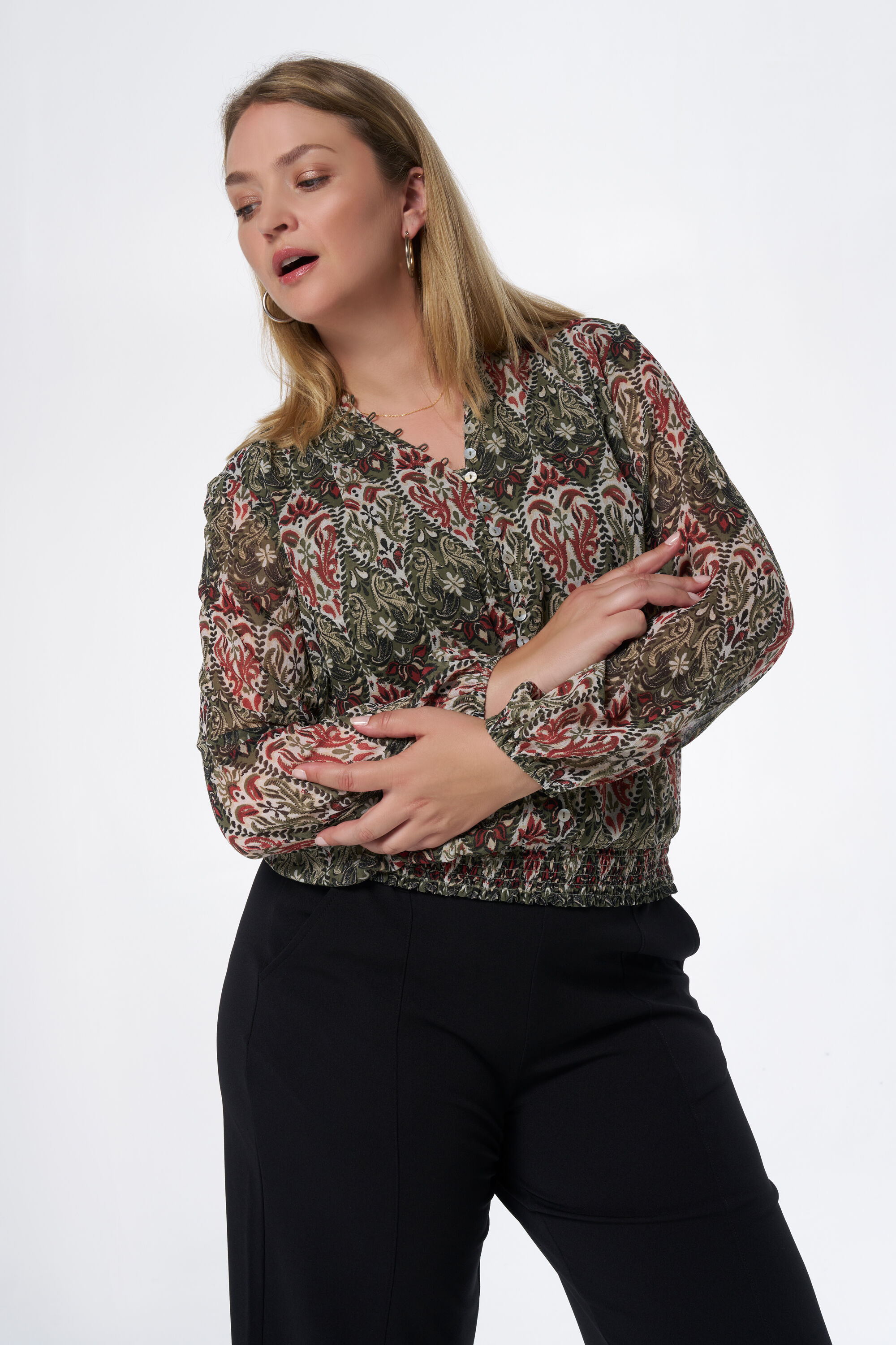 Chemisier &agrave; imprim&eacute; image number 0