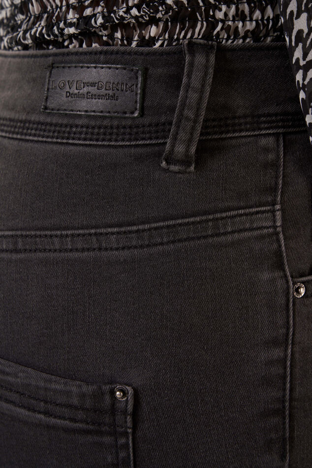 Jean moulant taille haute CHERRY image number 5