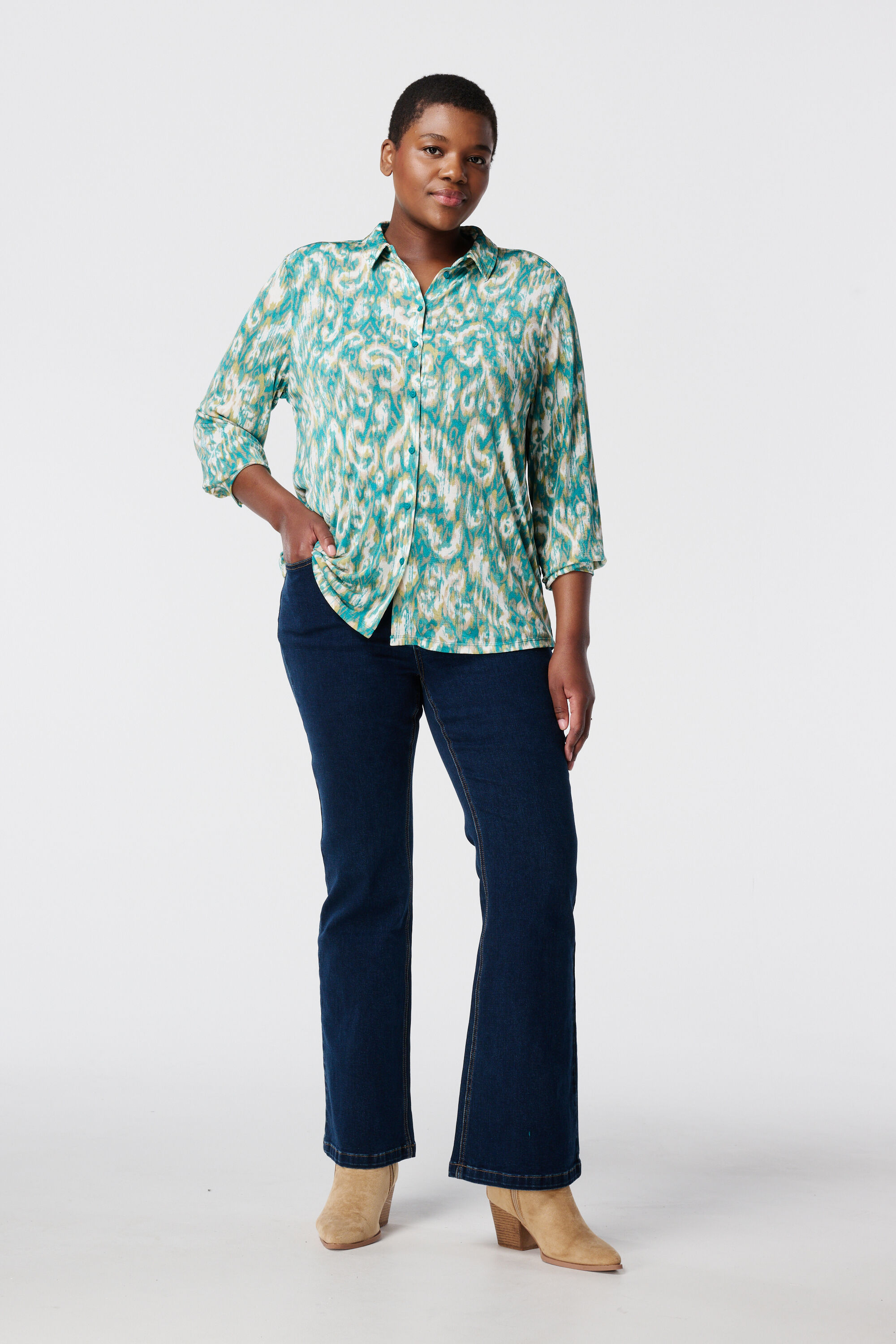 Chemisier &agrave; imprim&eacute; image number 5