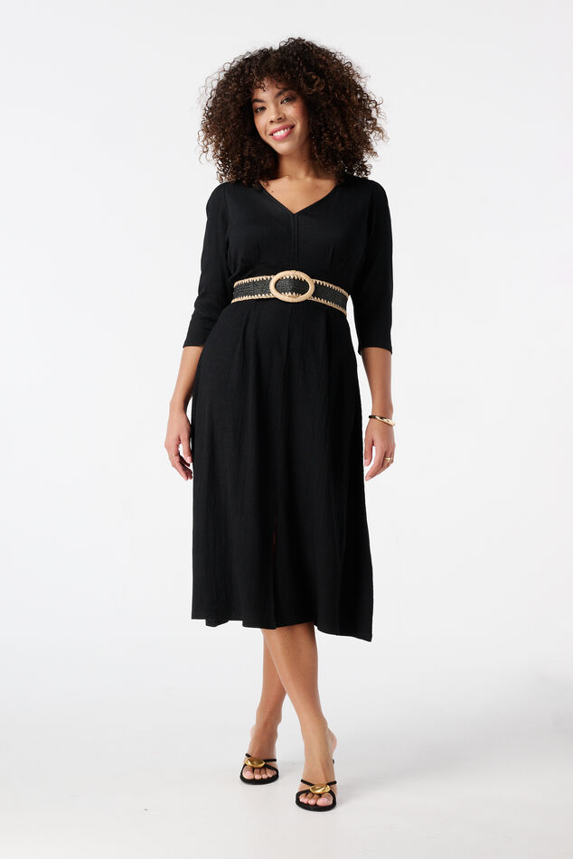 Robe midi texturée image number 5
