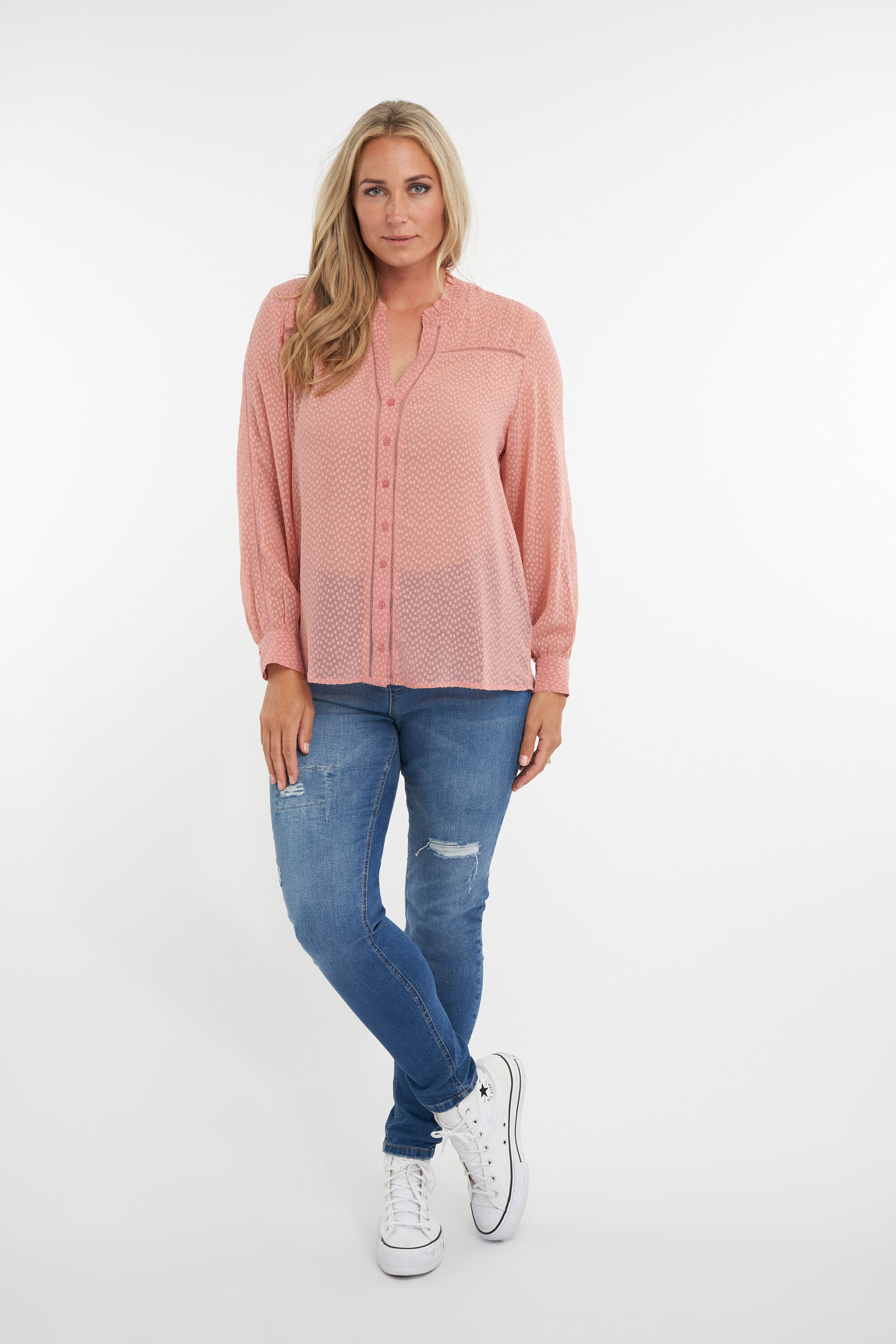 Chemisier avec de points incorpor&eacute;s image number 5
