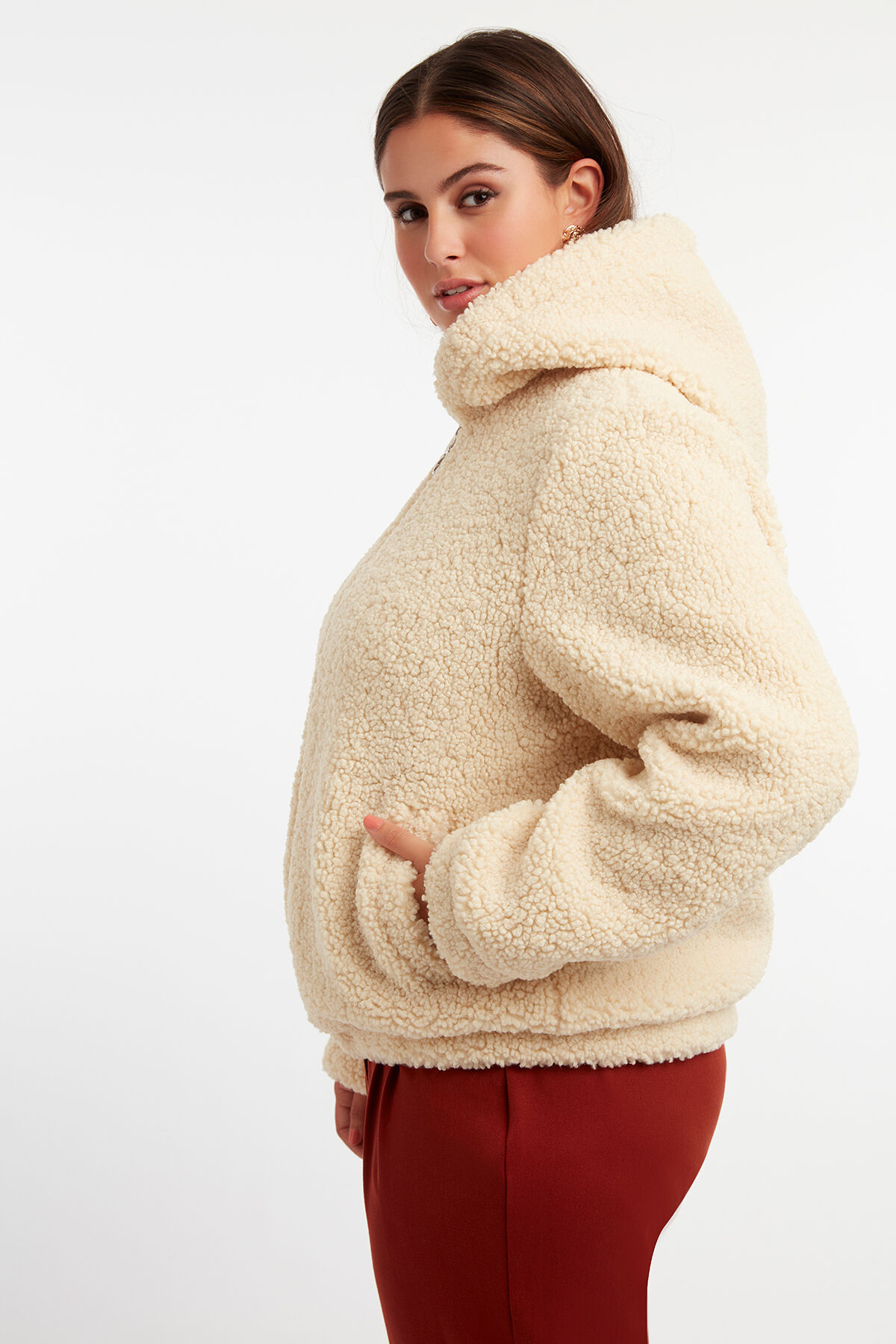 Manteau duveteux image number 4