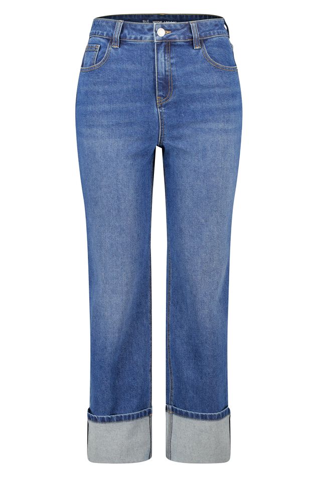 Jeans larges à revers image number 1