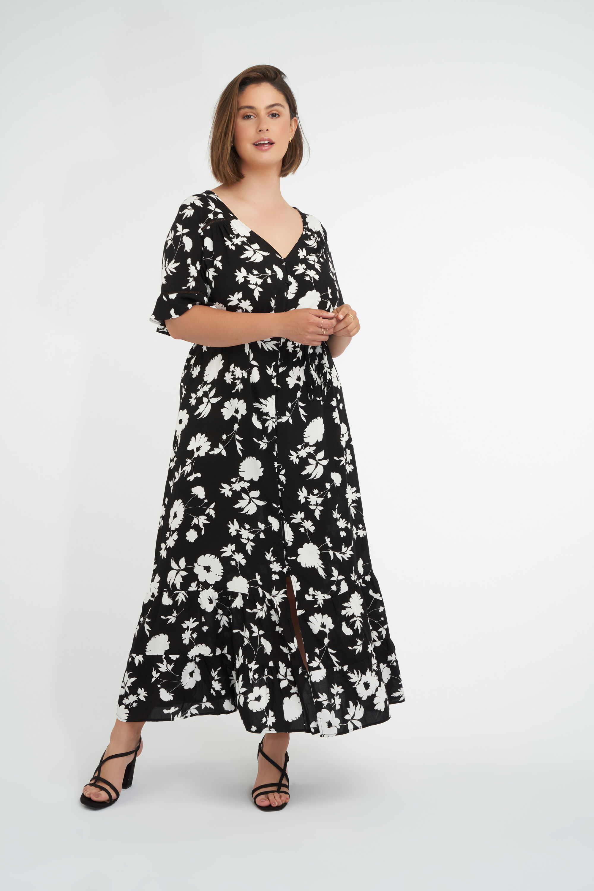 Robe longue &agrave; imprim&eacute;  image number 5