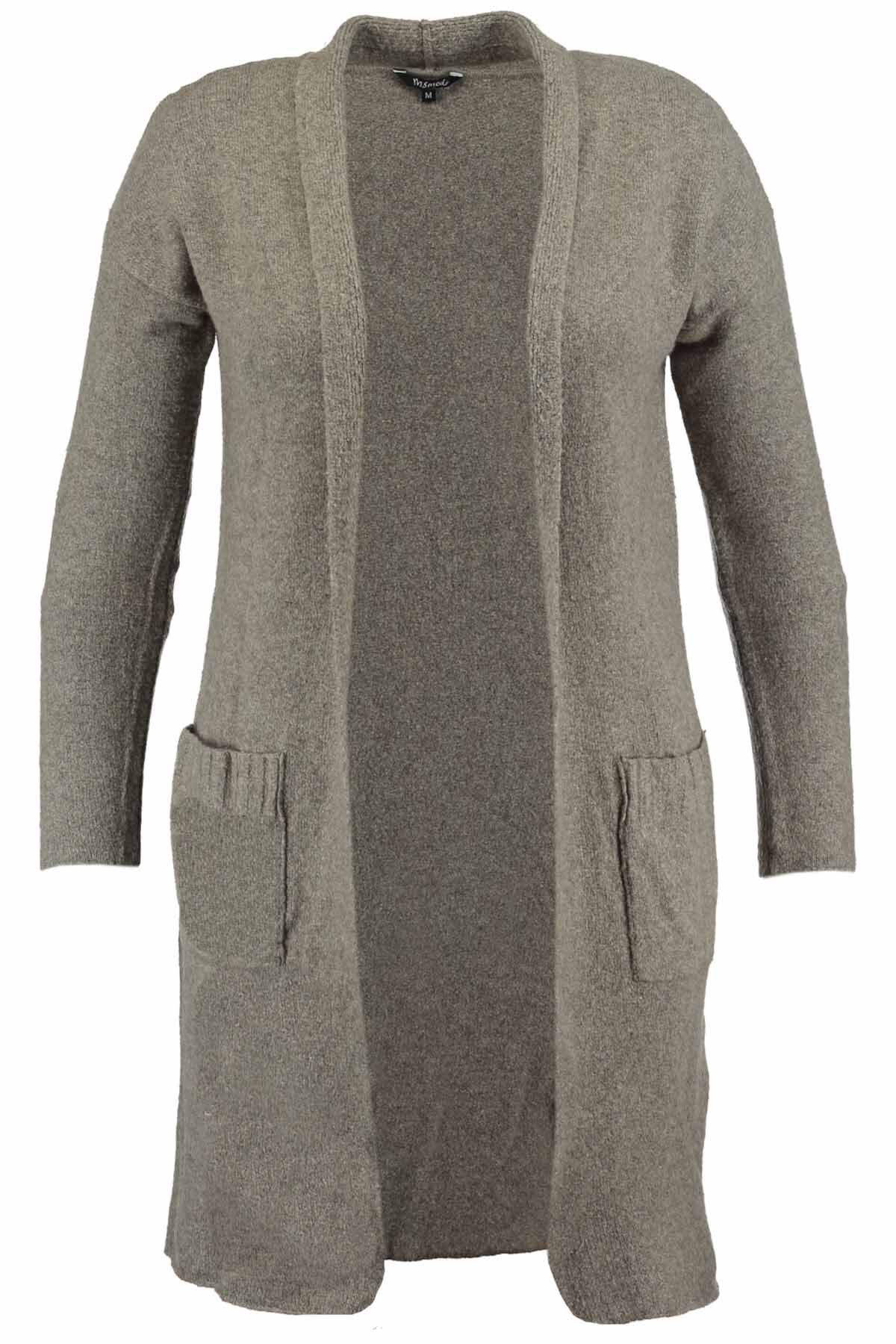 Veste longue tricot&eacute;e  image number 1