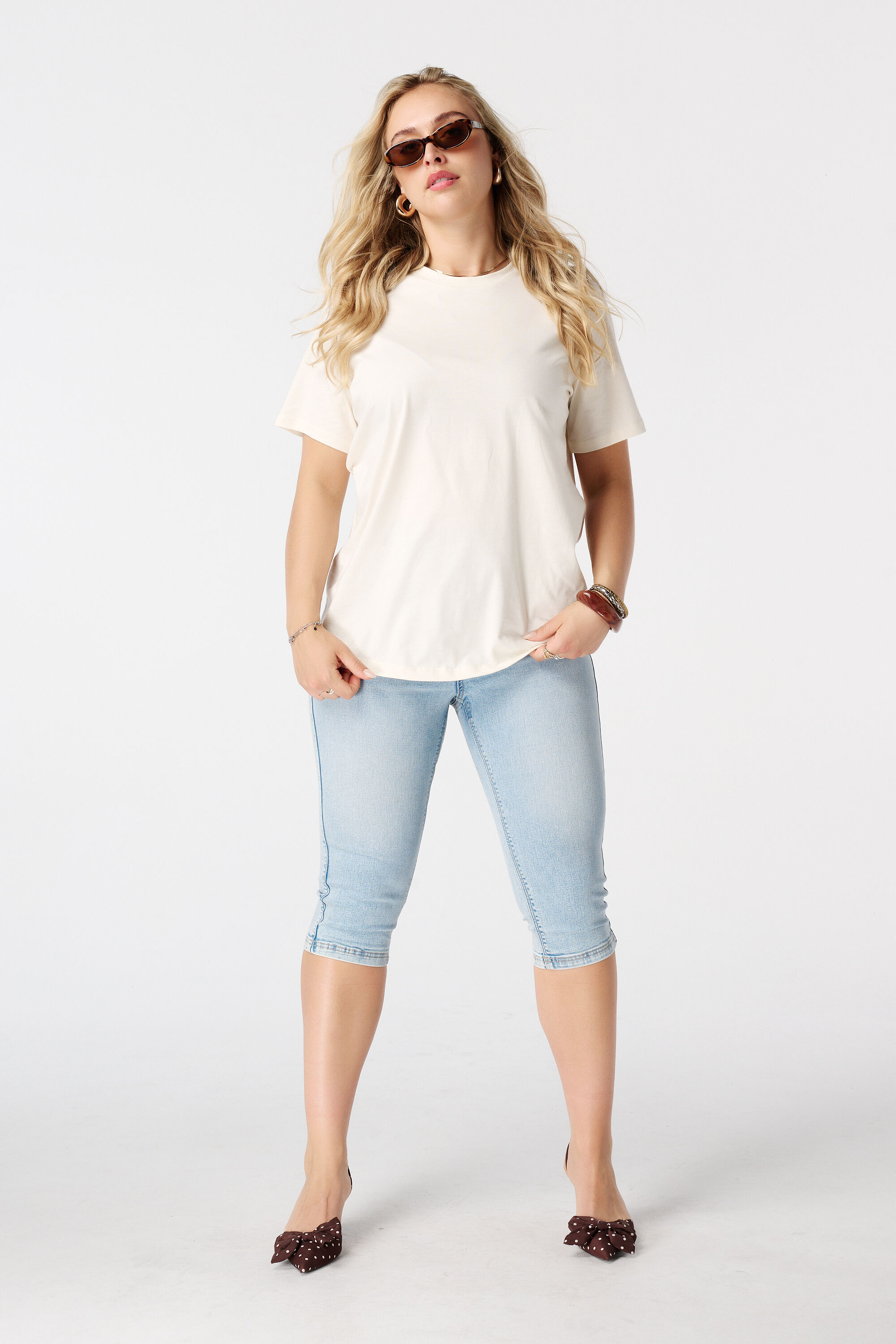 Tregging capri aspect denim