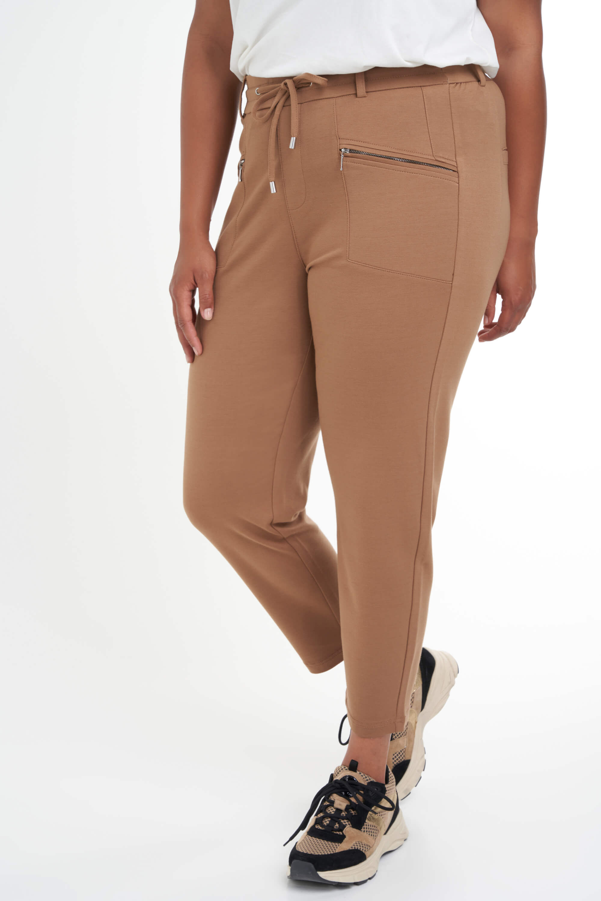 Pantalon avec fermeture &eacute;clair image number 6