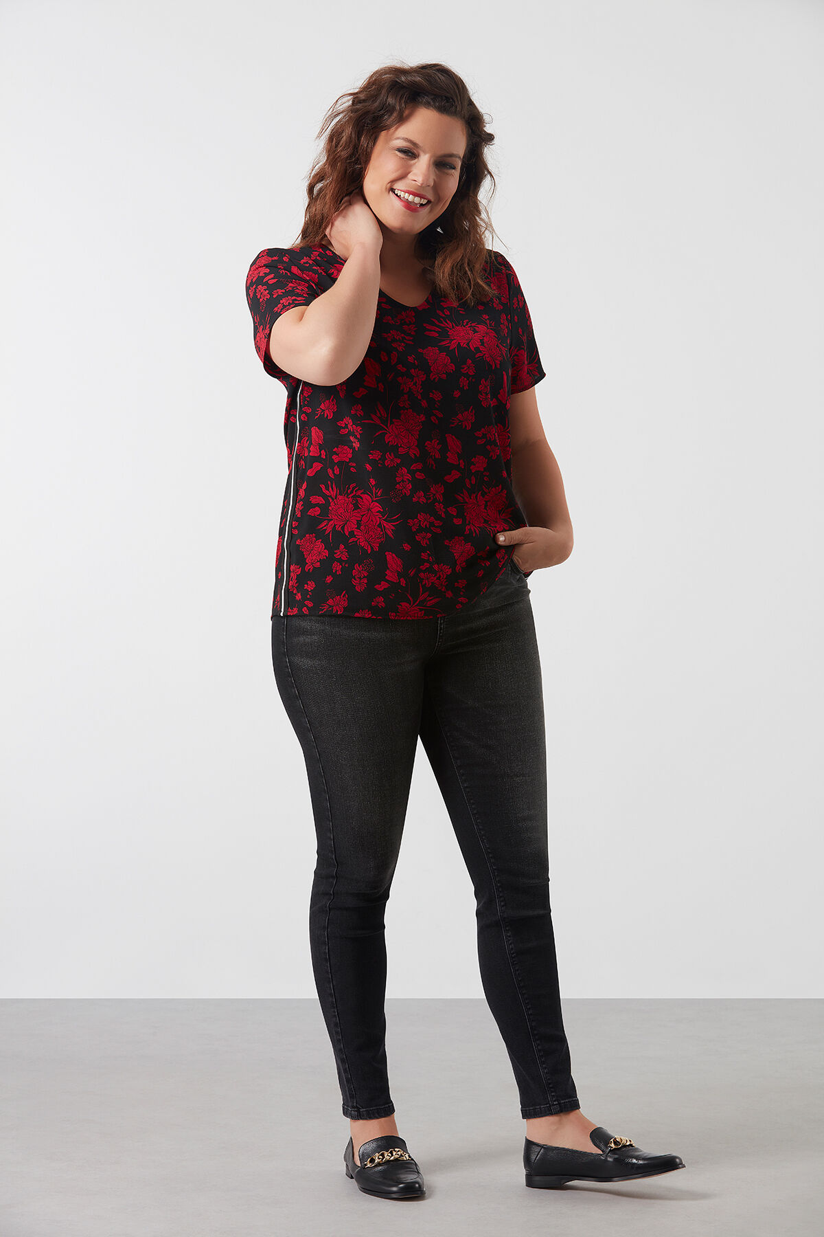 Chemisier &agrave; imprim&eacute; floral image number 3