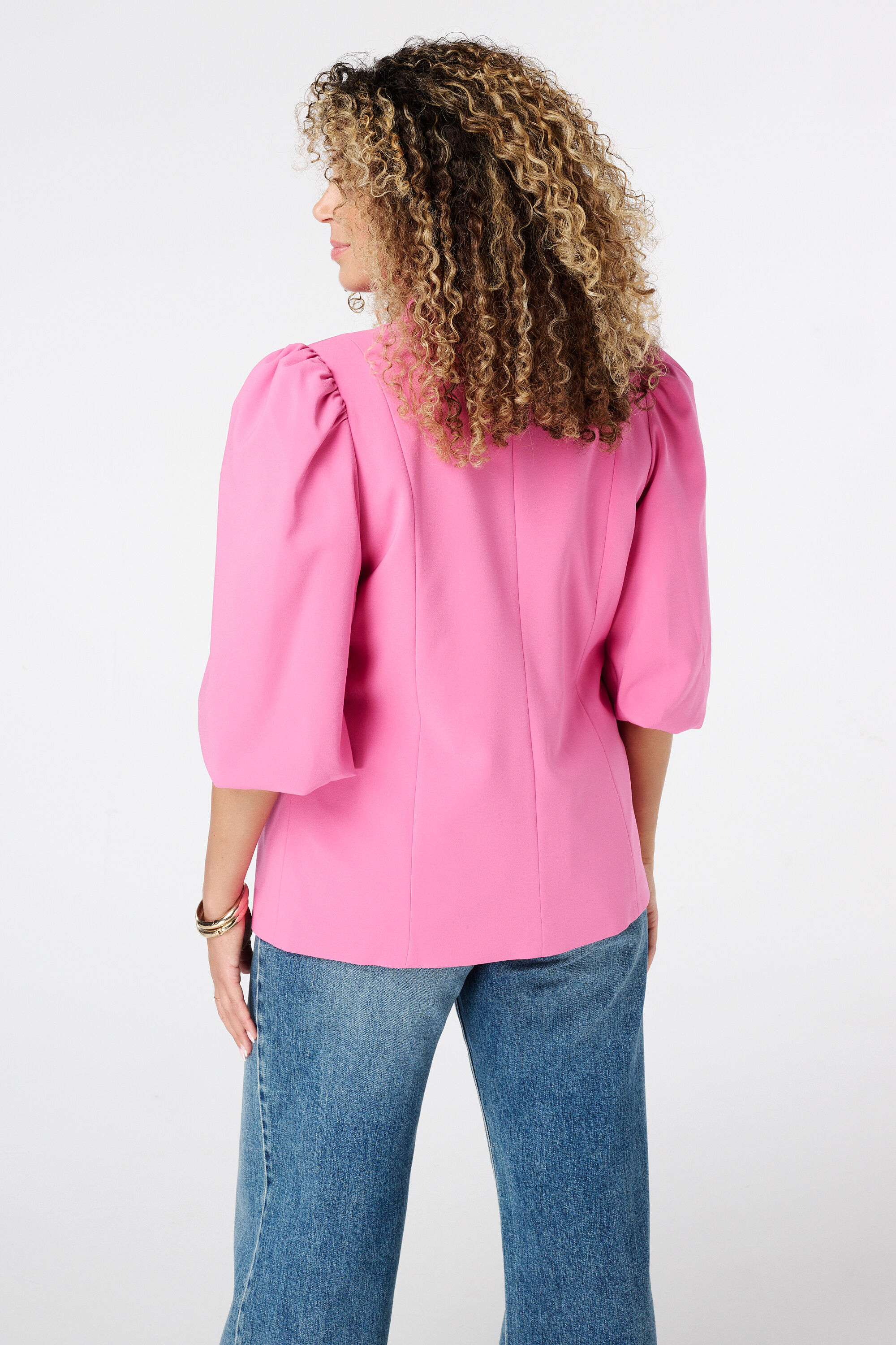 Blazer &agrave; manches bouffantes image number 3