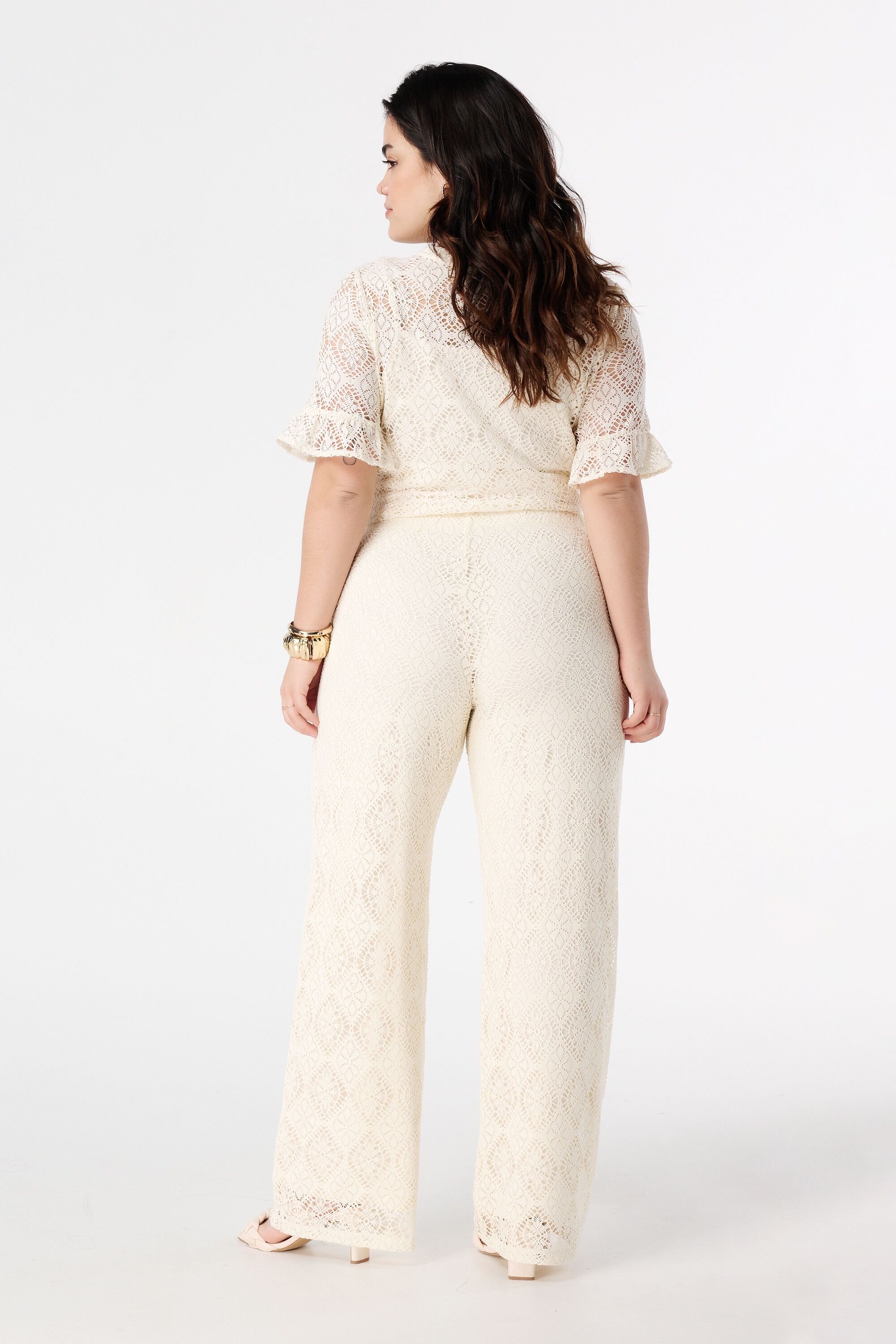Pantalon en crochet avec stretch image number 3