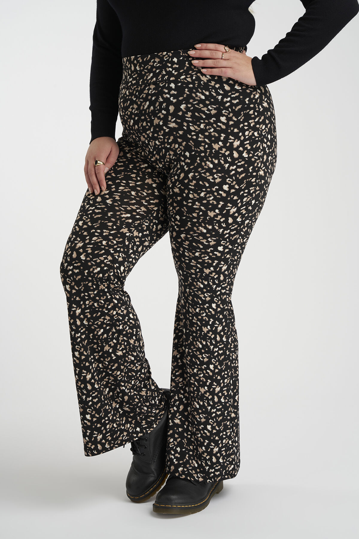 Legging &eacute;vas&eacute; &agrave; imprim&eacute; 