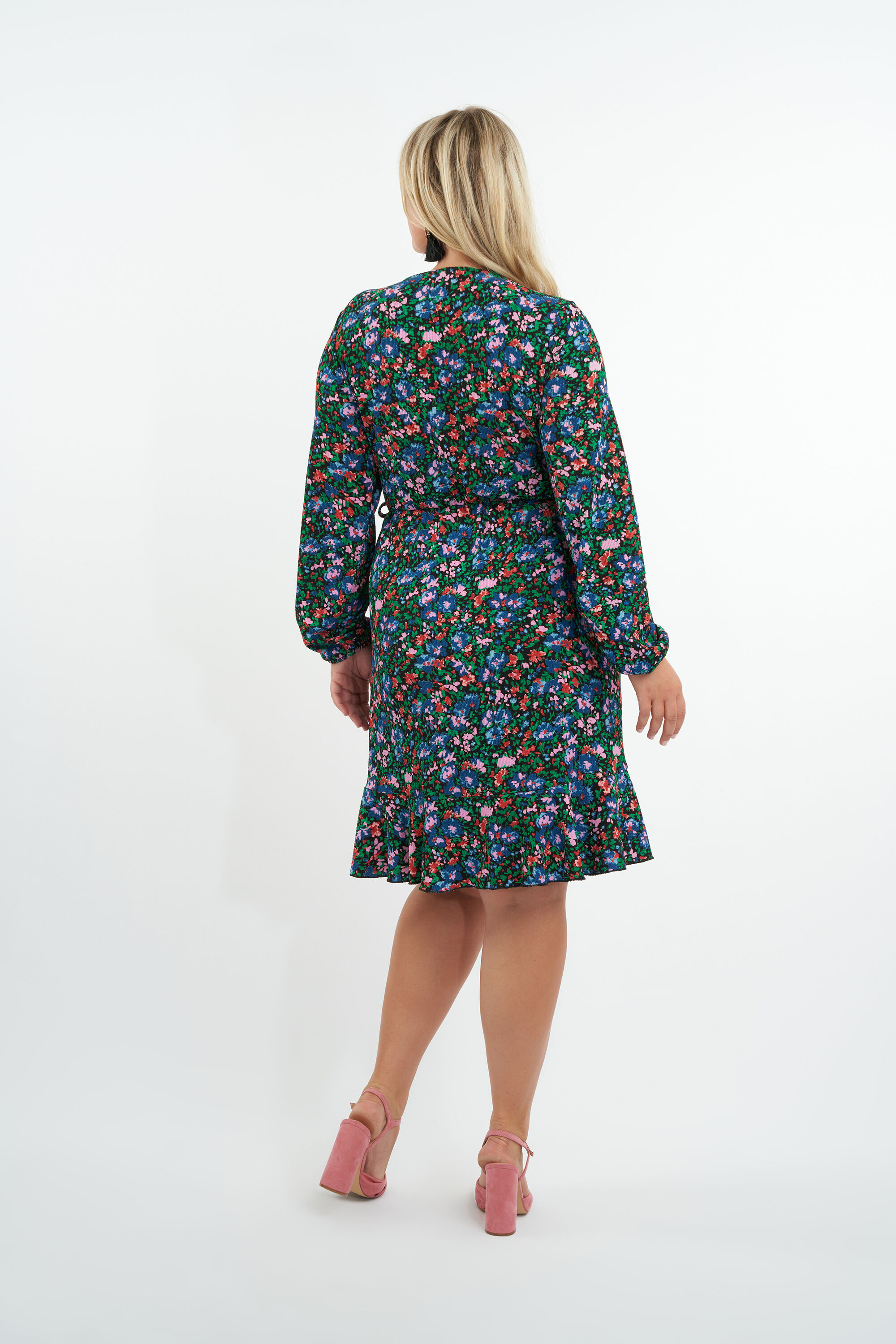 Robe portefeuille &agrave; imprim&eacute; image number 4