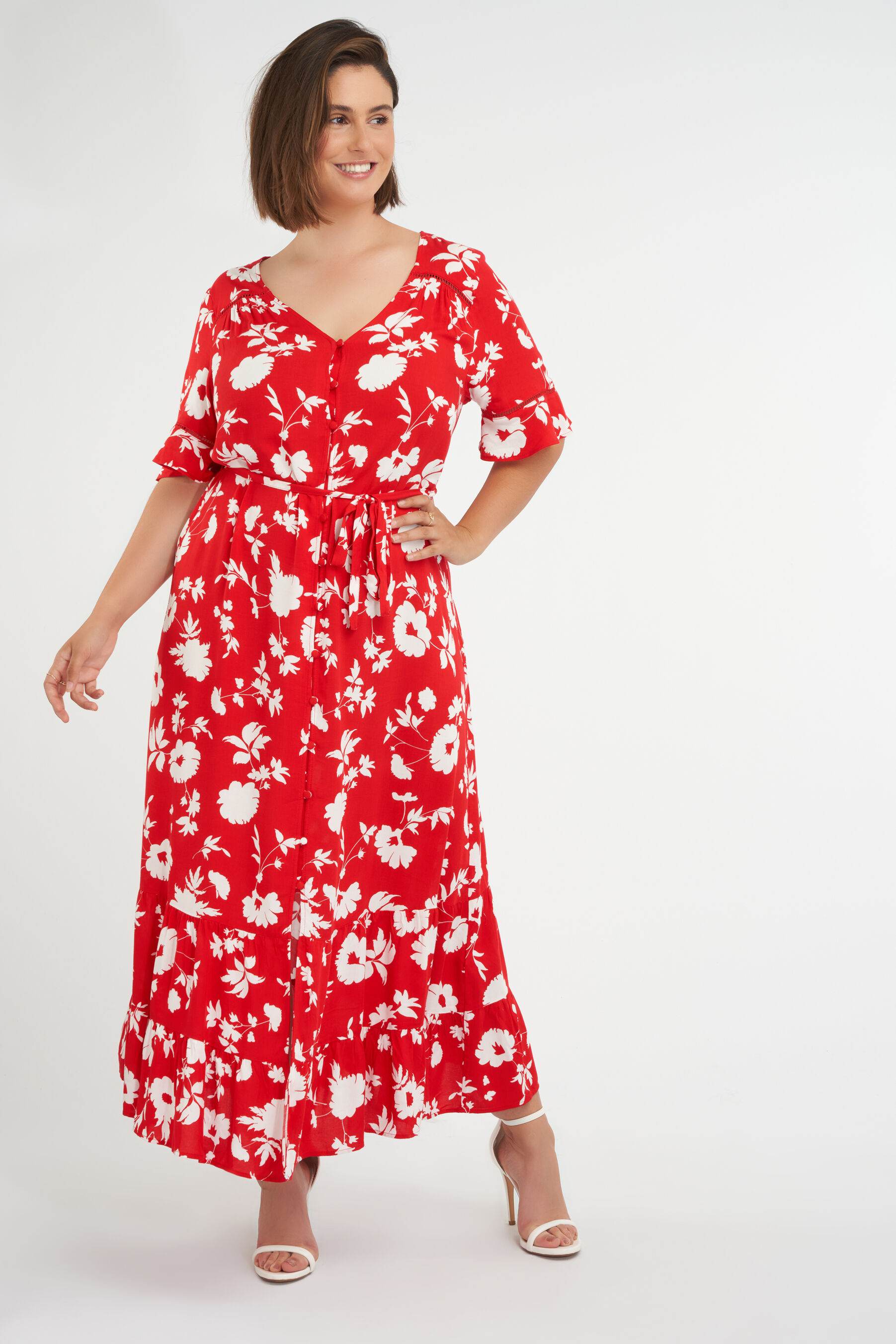 Robe longue &agrave; imprim&eacute;  image number 7