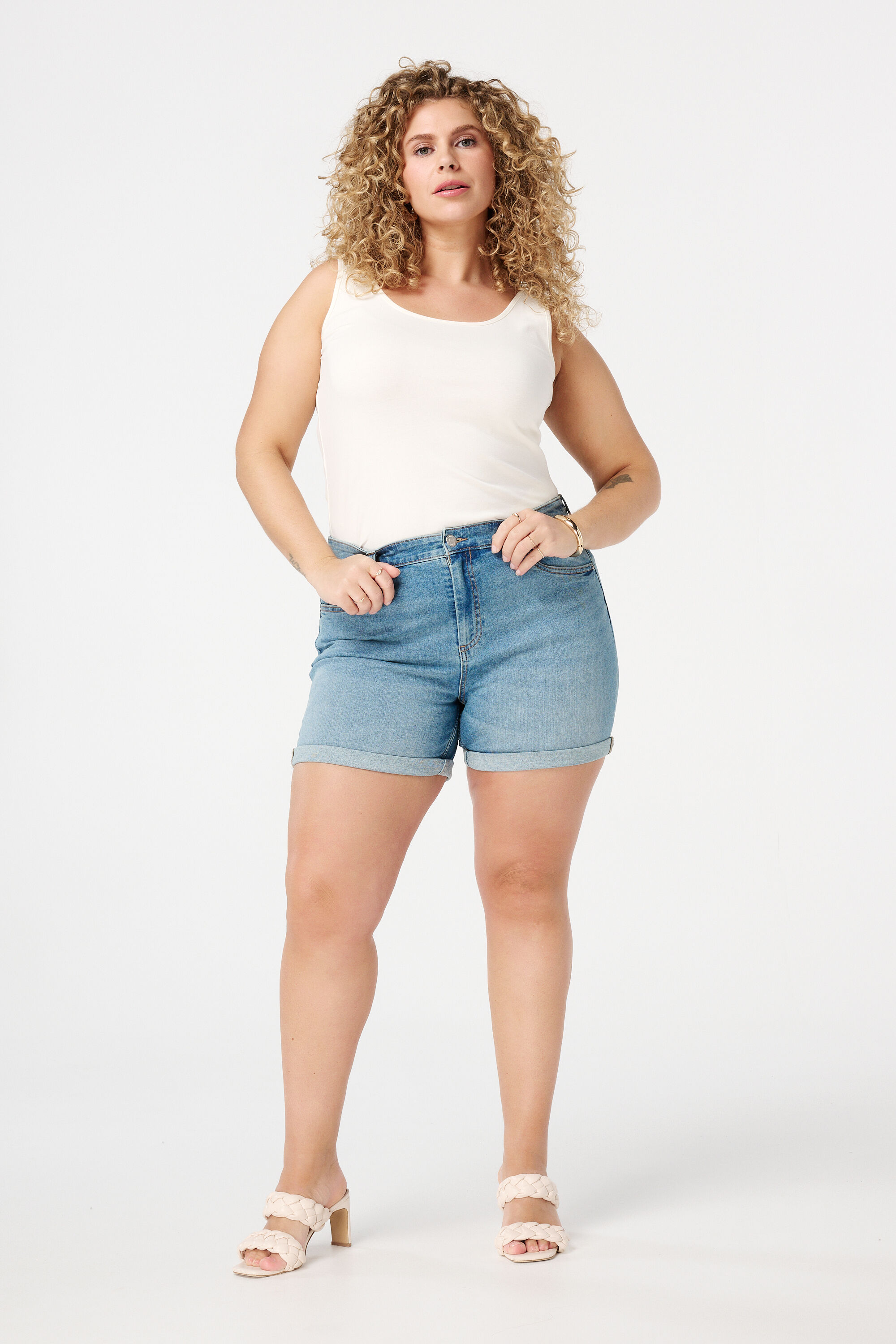 D&eacute;bardeur long en coton image number 5