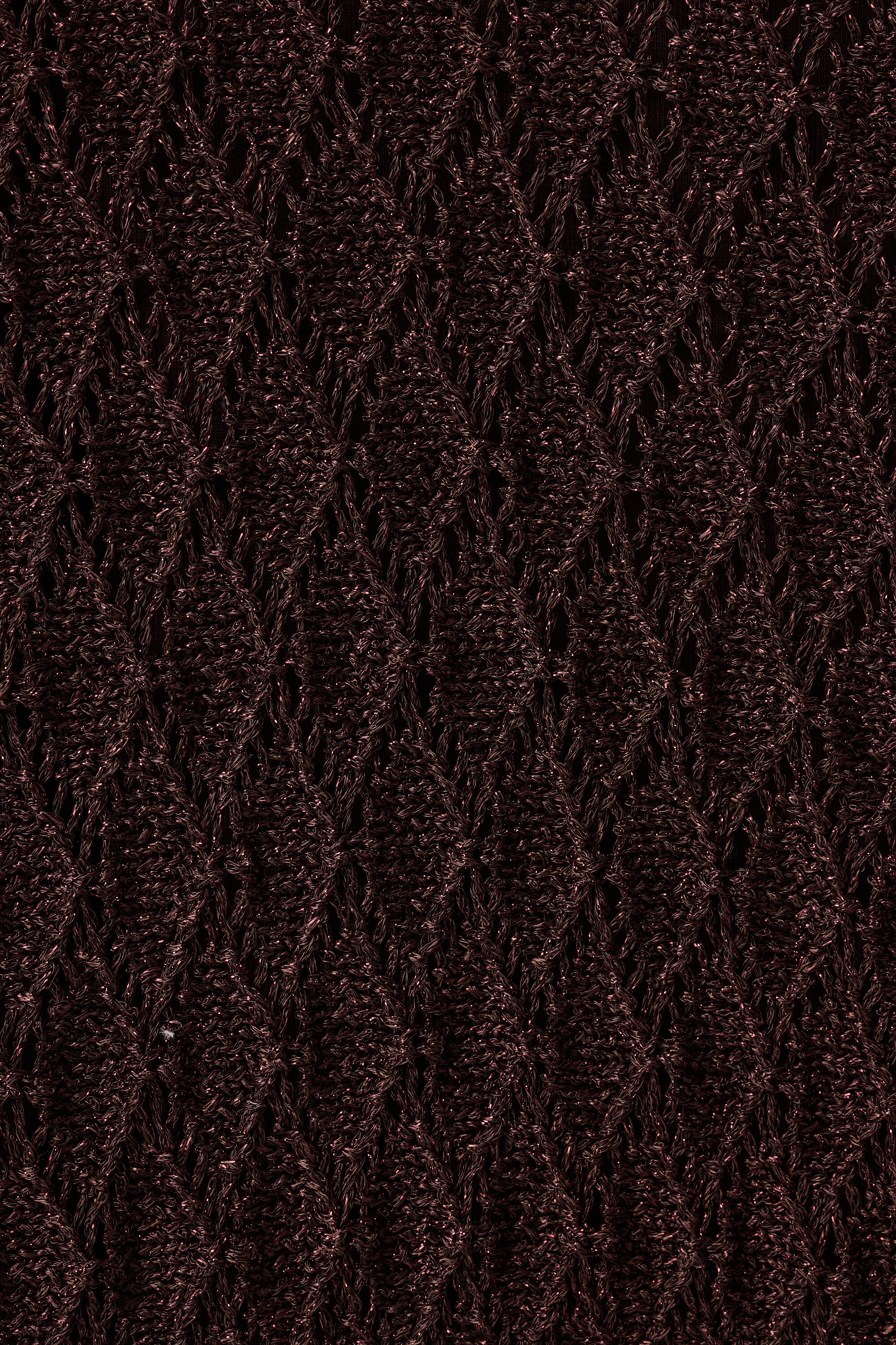 Pull crochet&eacute; avec lurex image number 6