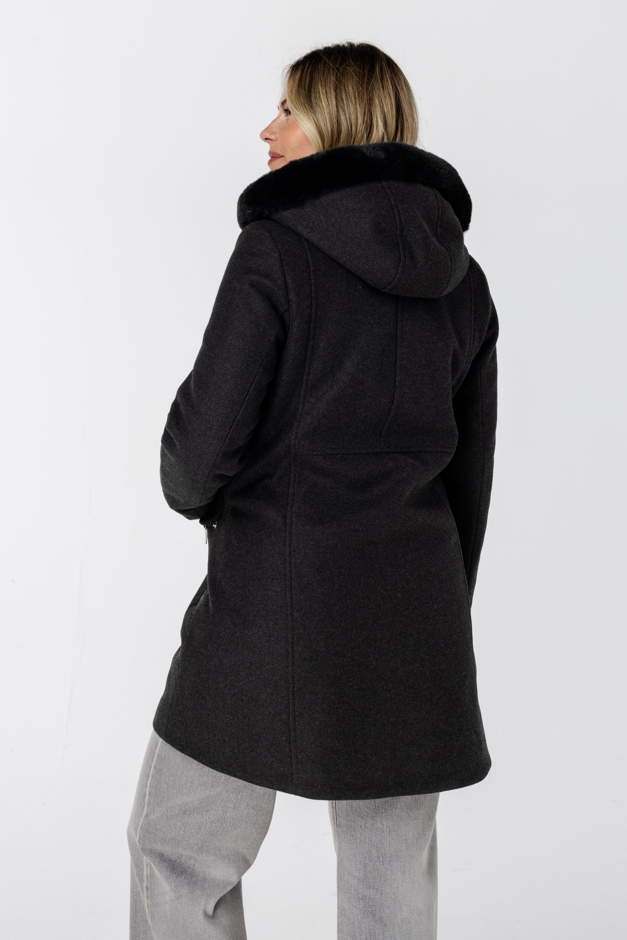 Veste doubl&eacute;e avec fermeture &eacute;clair image number 3