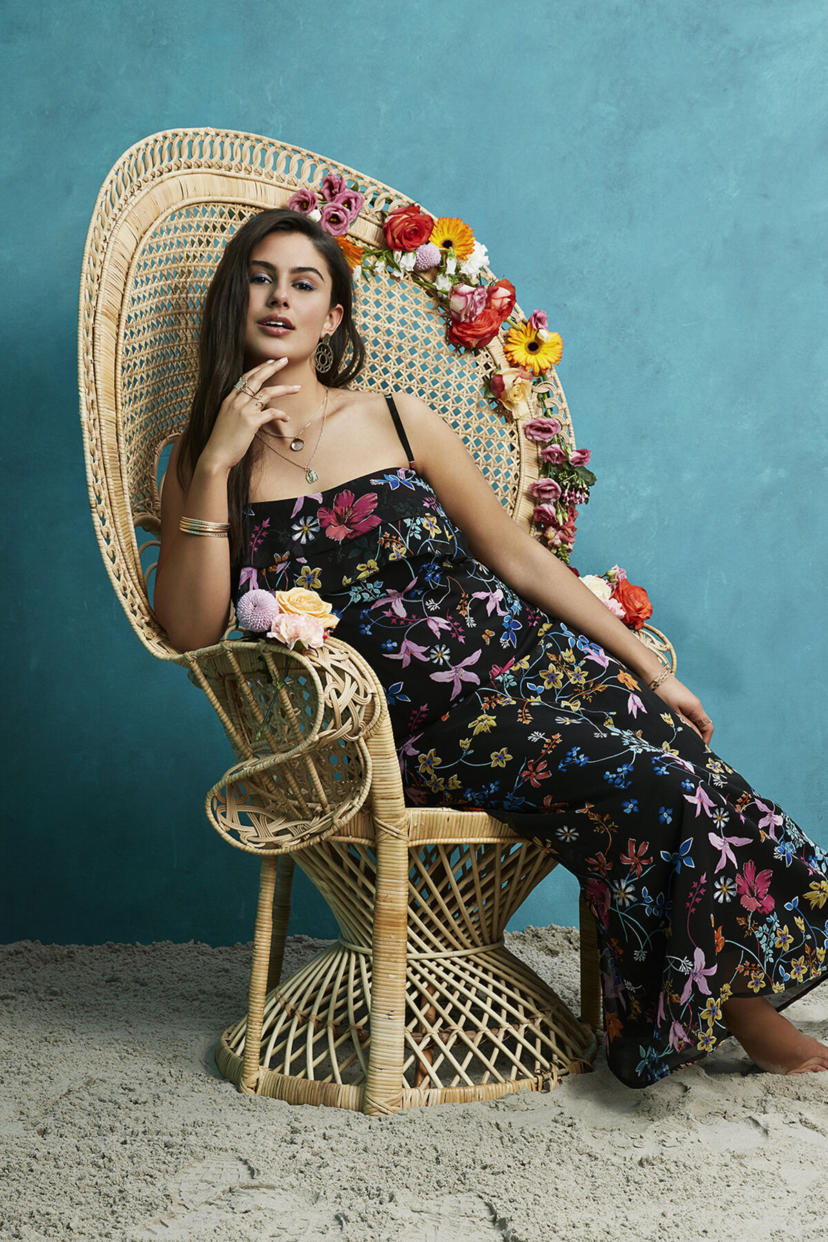 Robe avec imprim&eacute; floral image number 0